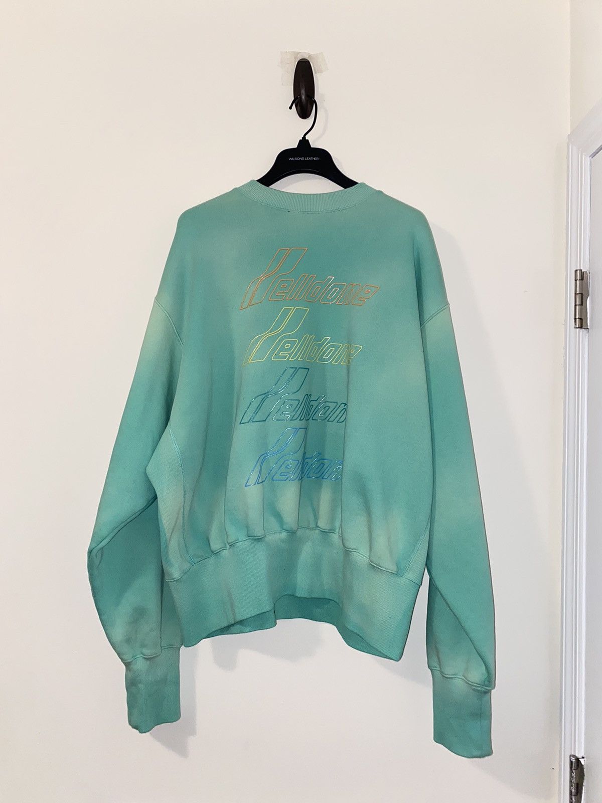 WE11DONE We11Done Ombré Dyed Logo Sweater Size US M / EU 48-50 / 2 - 1 Thumbnail