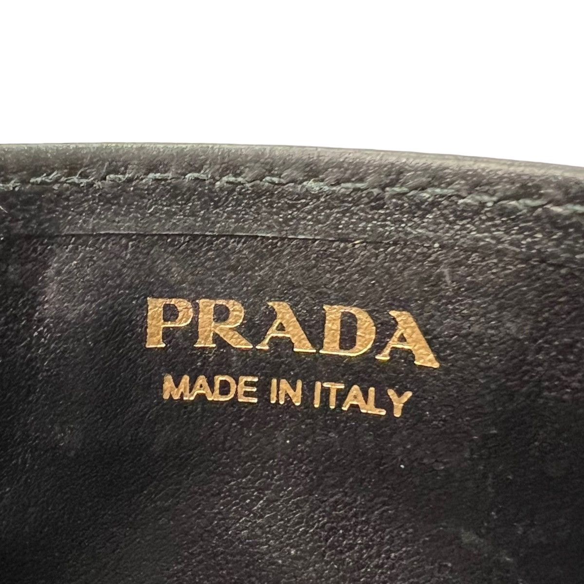 Prada Prada Lizard Card Holder Wallet Size ONE SIZE - 4 Thumbnail
