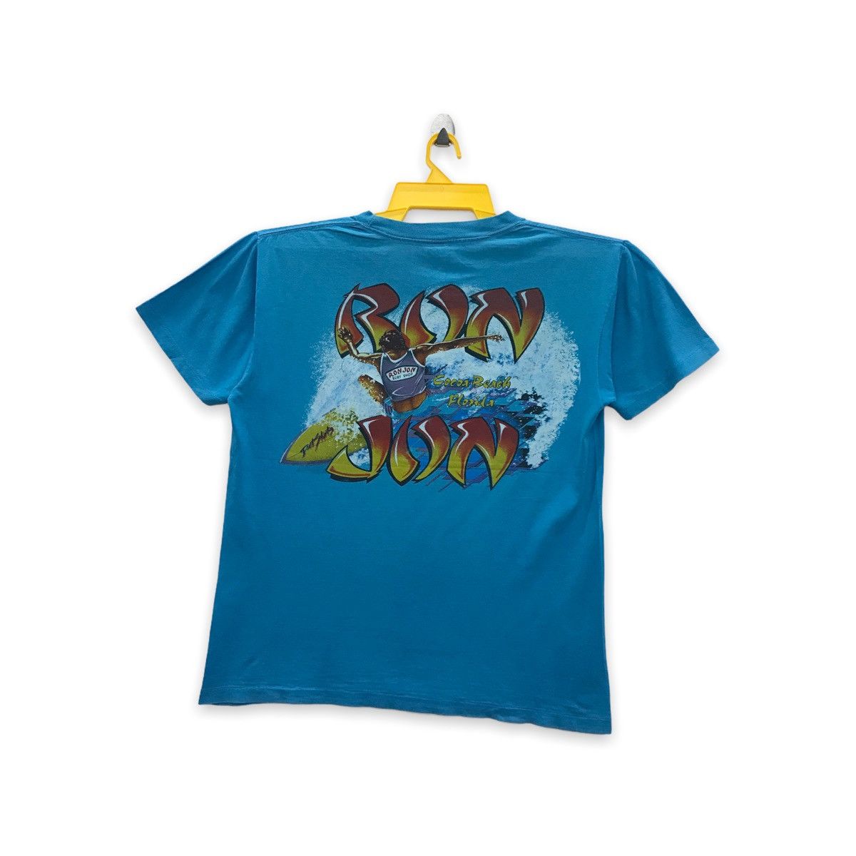 Rare!! Ron Jon surf surfing back print tee