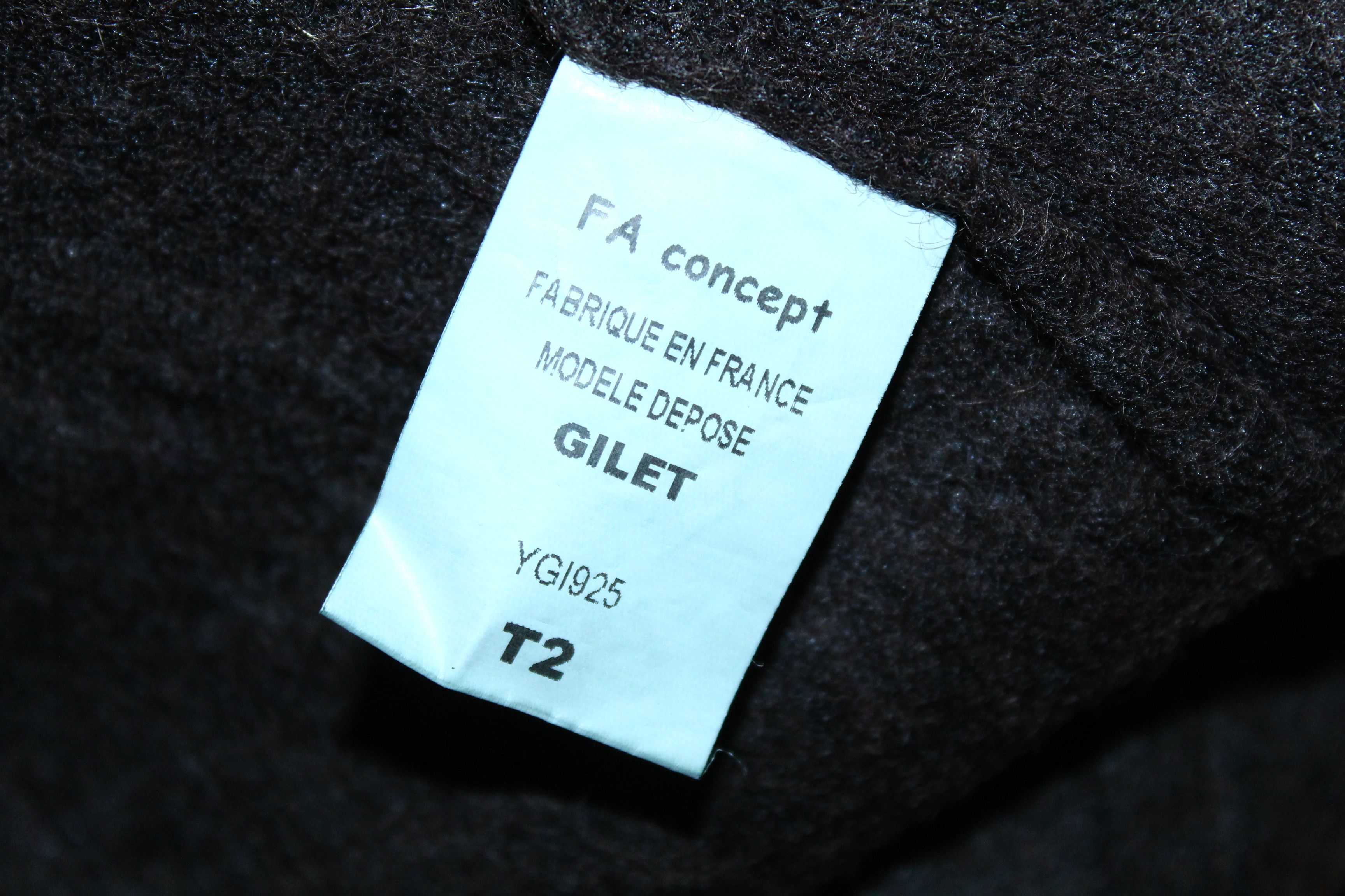 Other FA concept Paris Brush Wool Sleeveless Trapeze Tunic Gilet Size M / US 6-8 / IT 42-44 - 5 Thumbnail