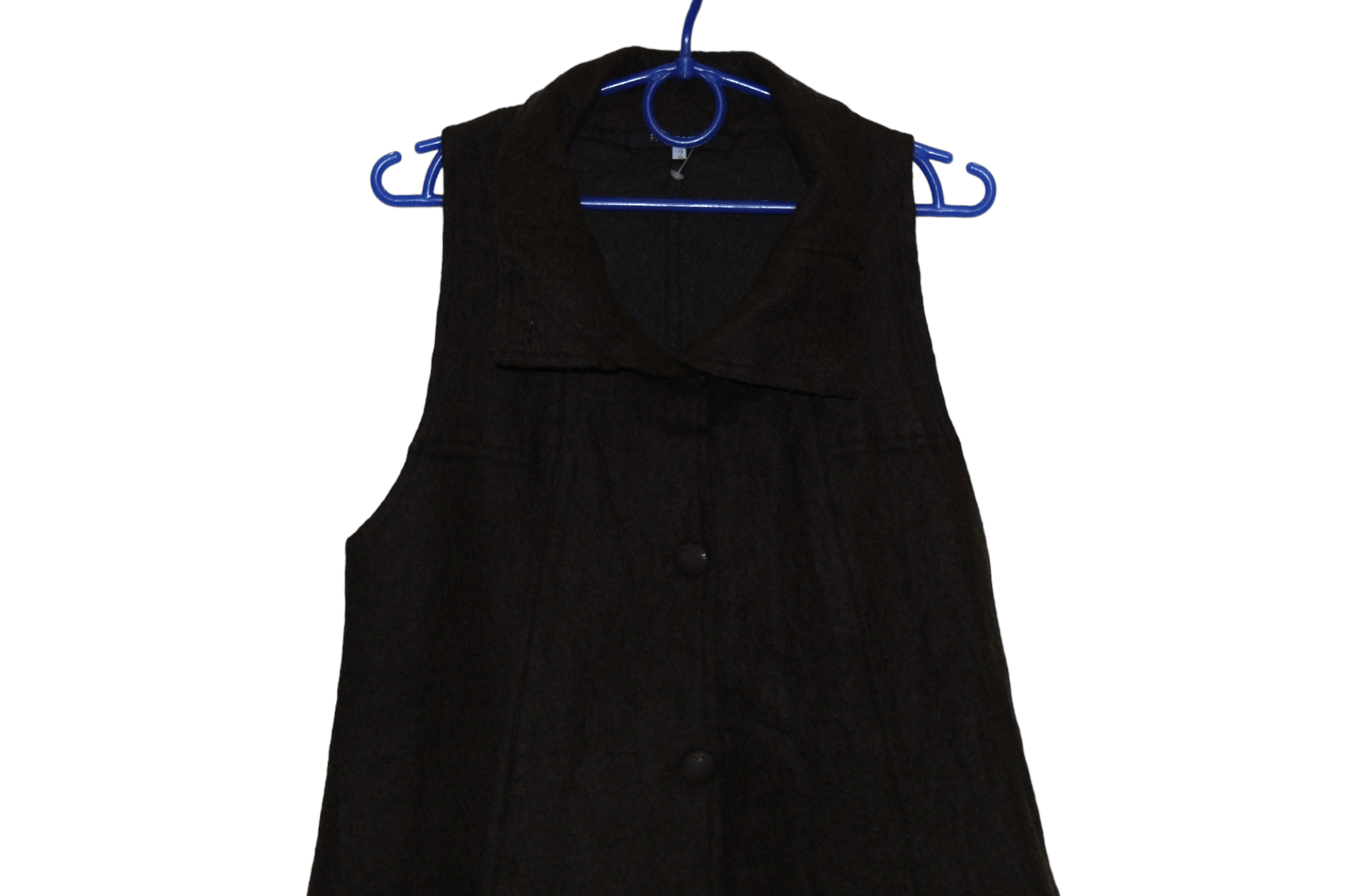 Other FA concept Paris Brush Wool Sleeveless Trapeze Tunic Gilet Size M / US 6-8 / IT 42-44 - 3 Thumbnail