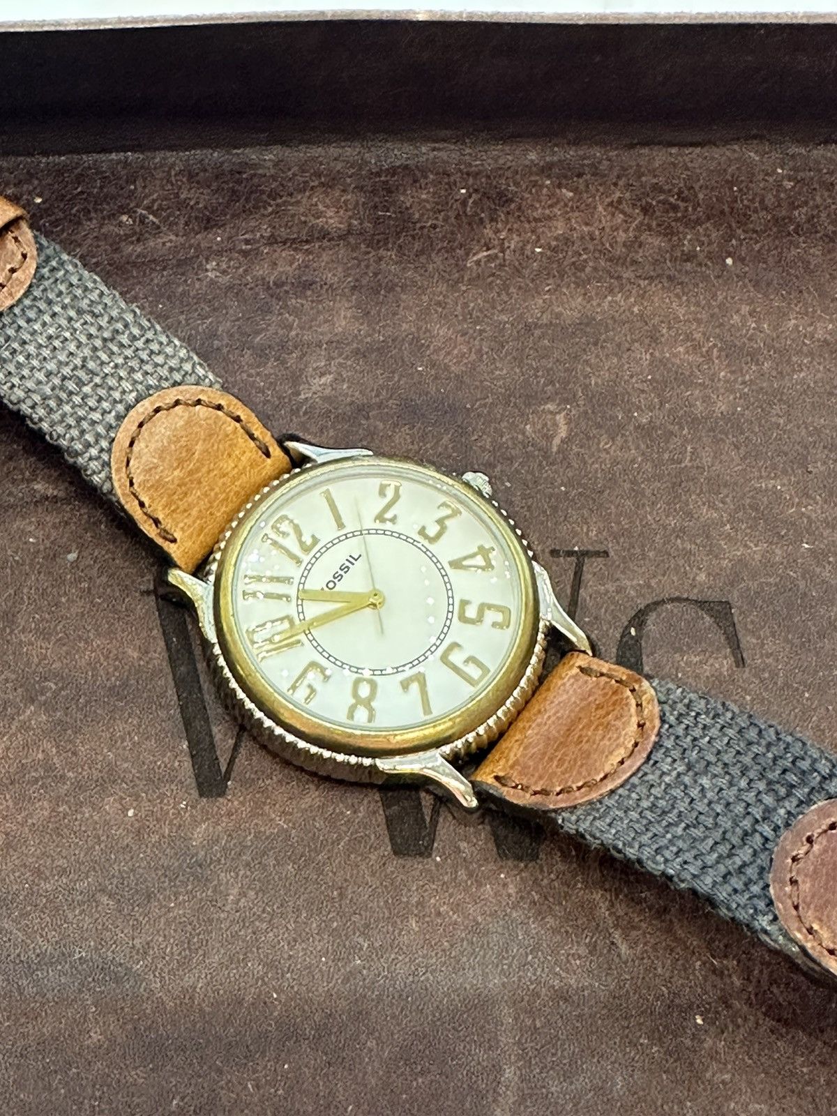 Vintage Two Tone Fossil