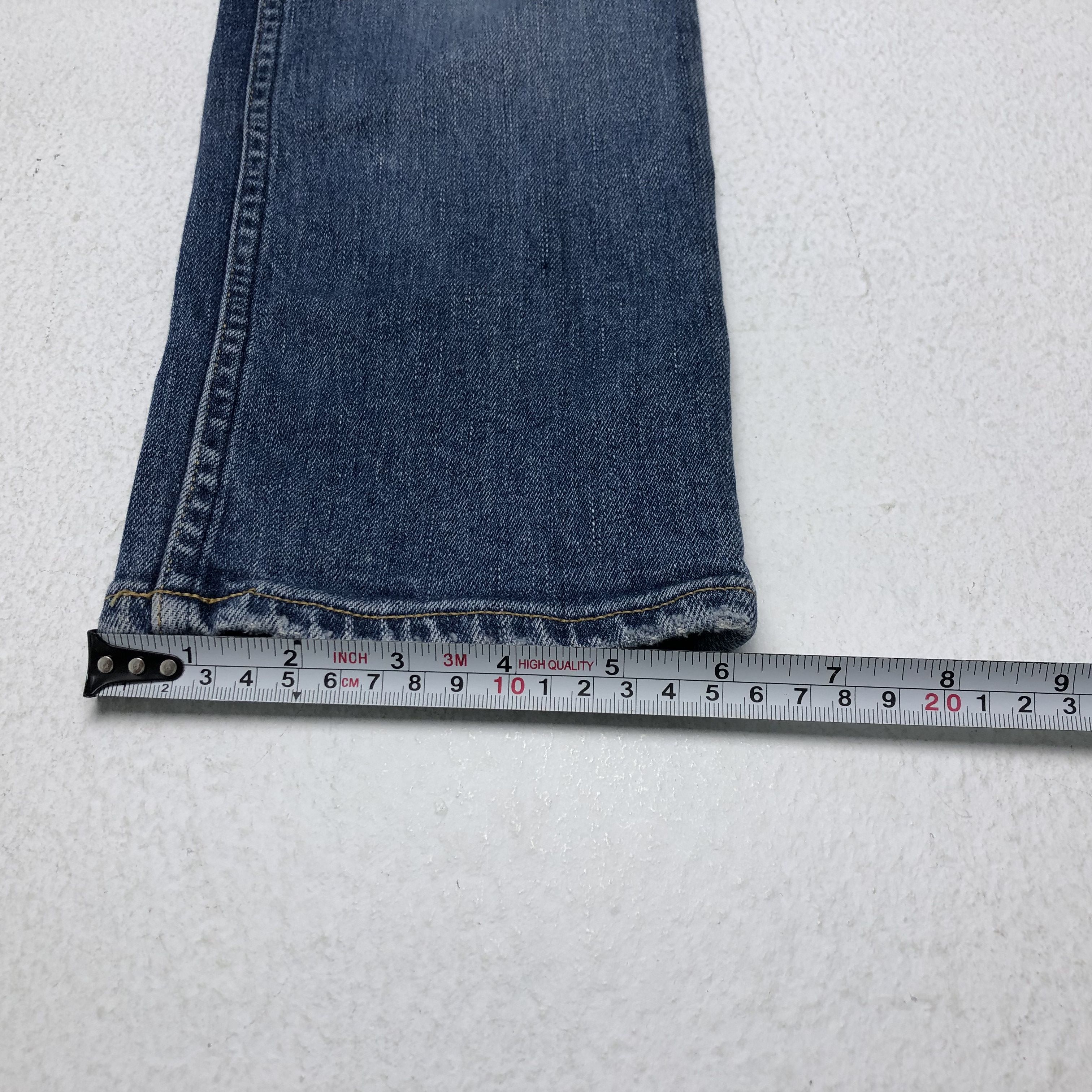 Number (N)ine Vintage Number Nine Custom Big Logo Distressted Denim Size US 30 / EU 46 - 11 Thumbnail
