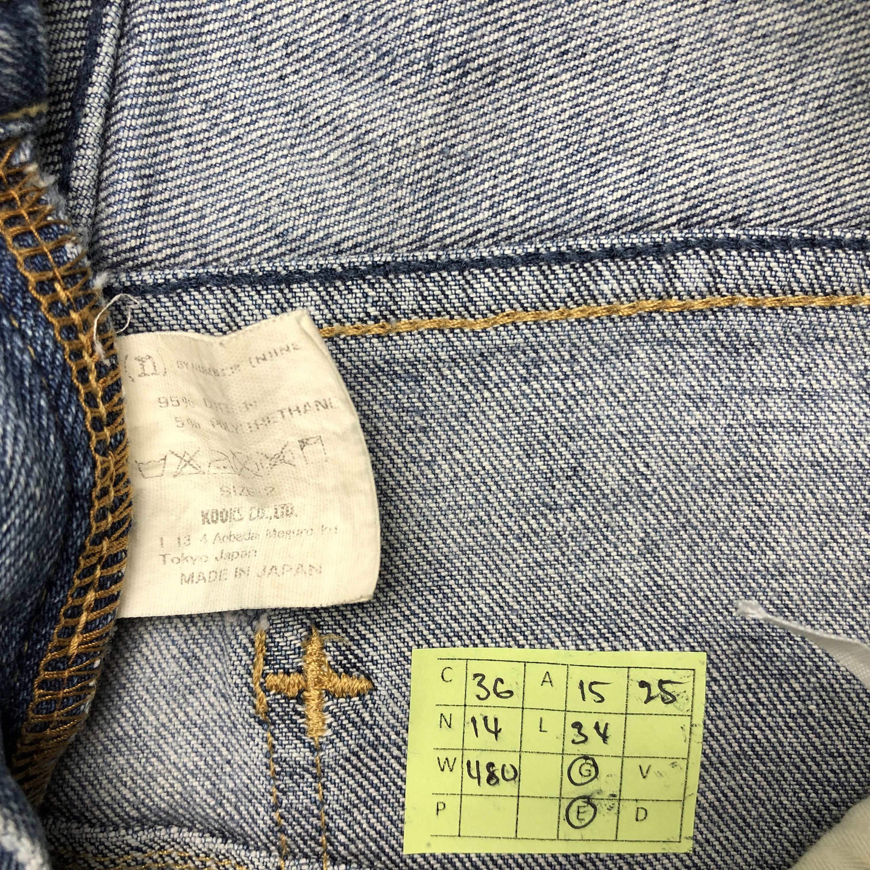 Number (N)ine Vintage Number Nine Custom Big Logo Distressted Denim Size US 30 / EU 46 - 13 Thumbnail