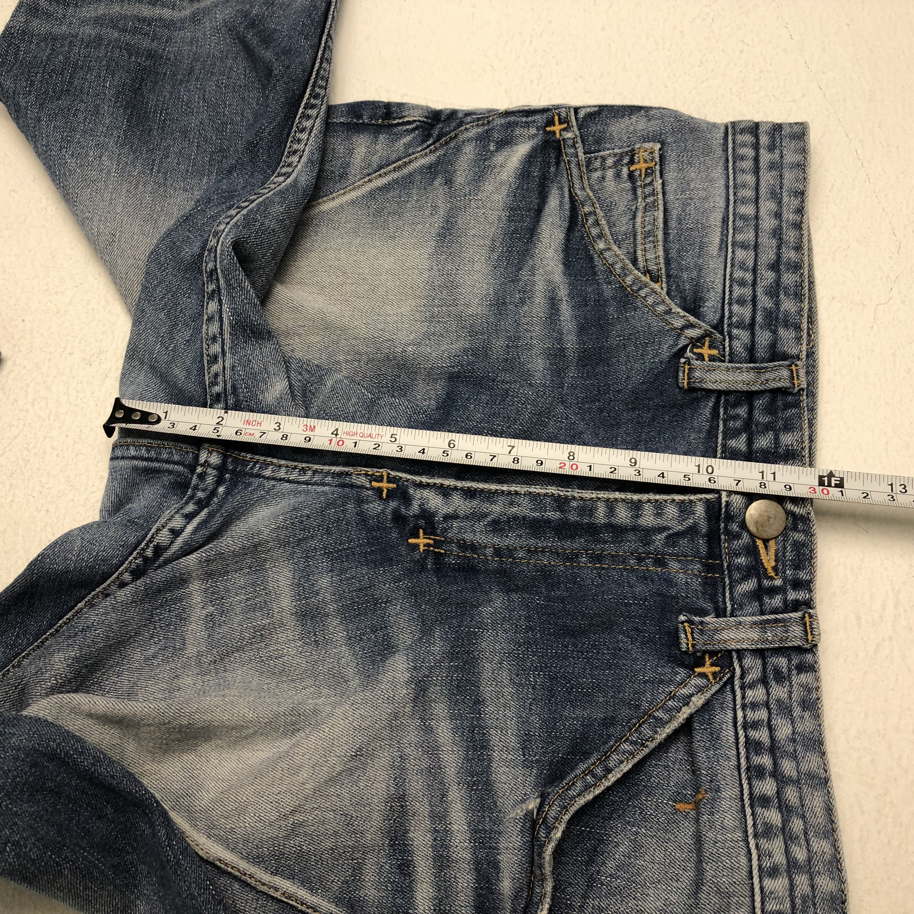 Number (N)ine Vintage Number Nine Custom Big Logo Distressted Denim Size US 30 / EU 46 - 8 Thumbnail