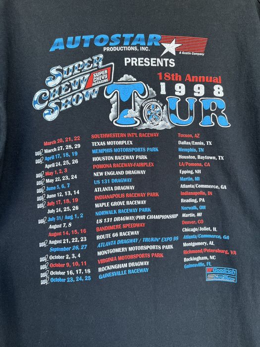 Vintage 1998 Super Chevy Car Show Tshirt Grailed