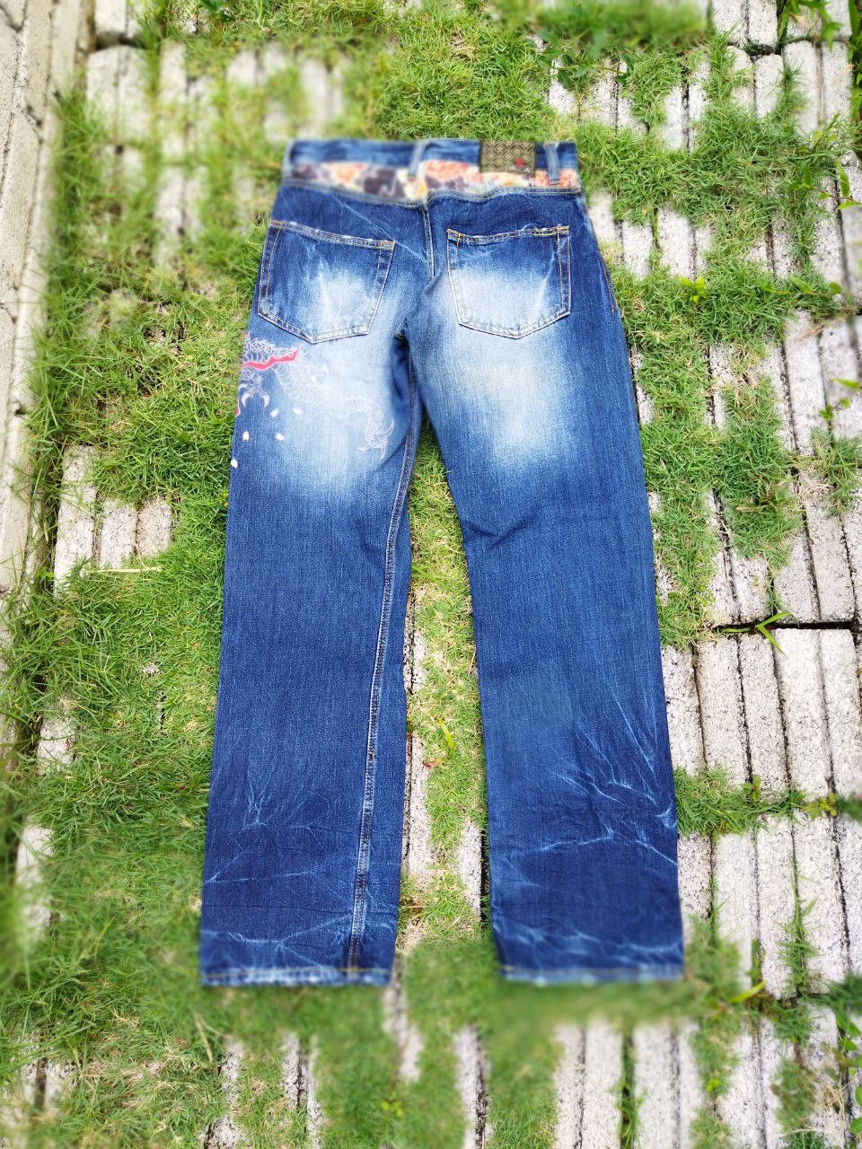Eternal Vintage Eternal Japan Dragon Embroidery Jeans Size US 32 / EU 48 - 9 Thumbnail