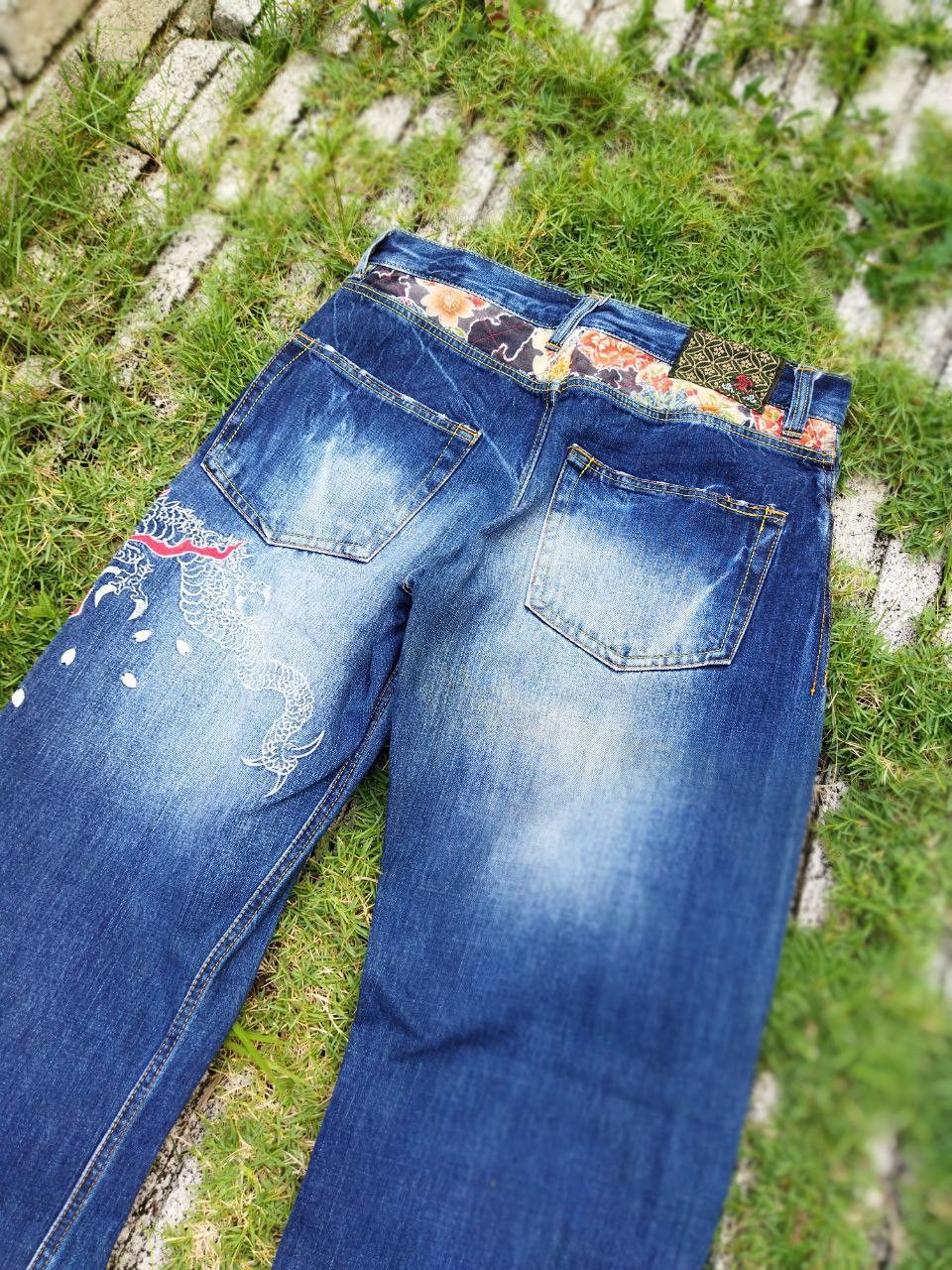 Eternal Vintage Eternal Japan Dragon Embroidery Jeans Size US 32 / EU 48 - 10 Thumbnail