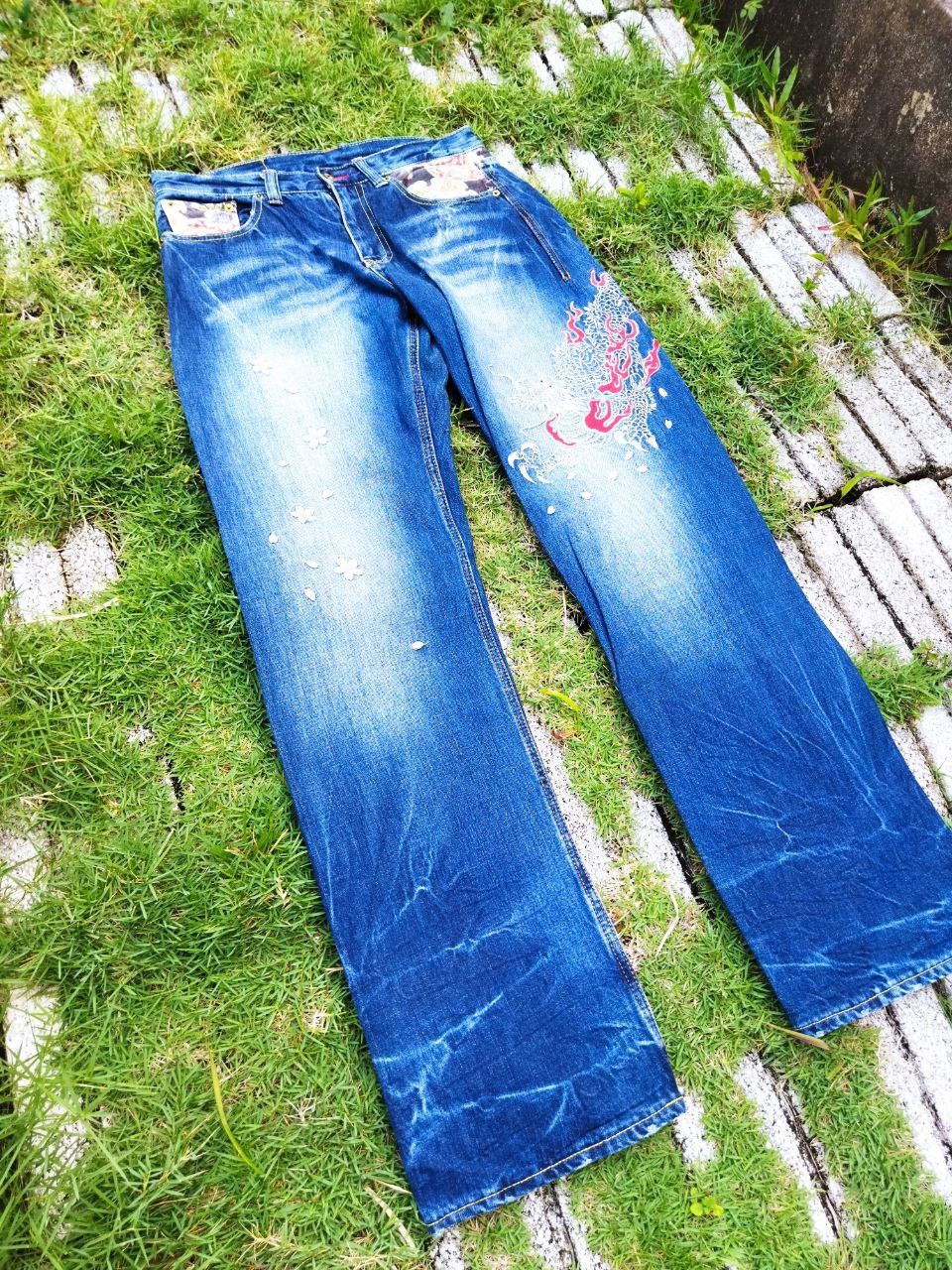 Eternal Vintage Eternal Japan Dragon Embroidery Jeans Size US 32 / EU 48 - 3 Thumbnail