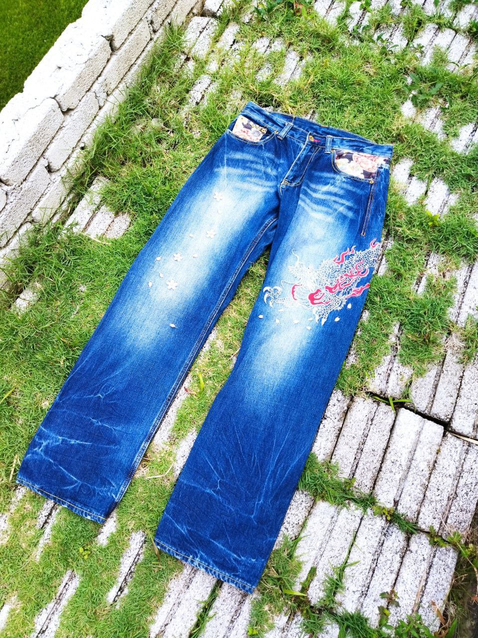 Eternal Vintage Eternal Japan Dragon Embroidery Jeans Size US 32 / EU 48 - 4 Thumbnail