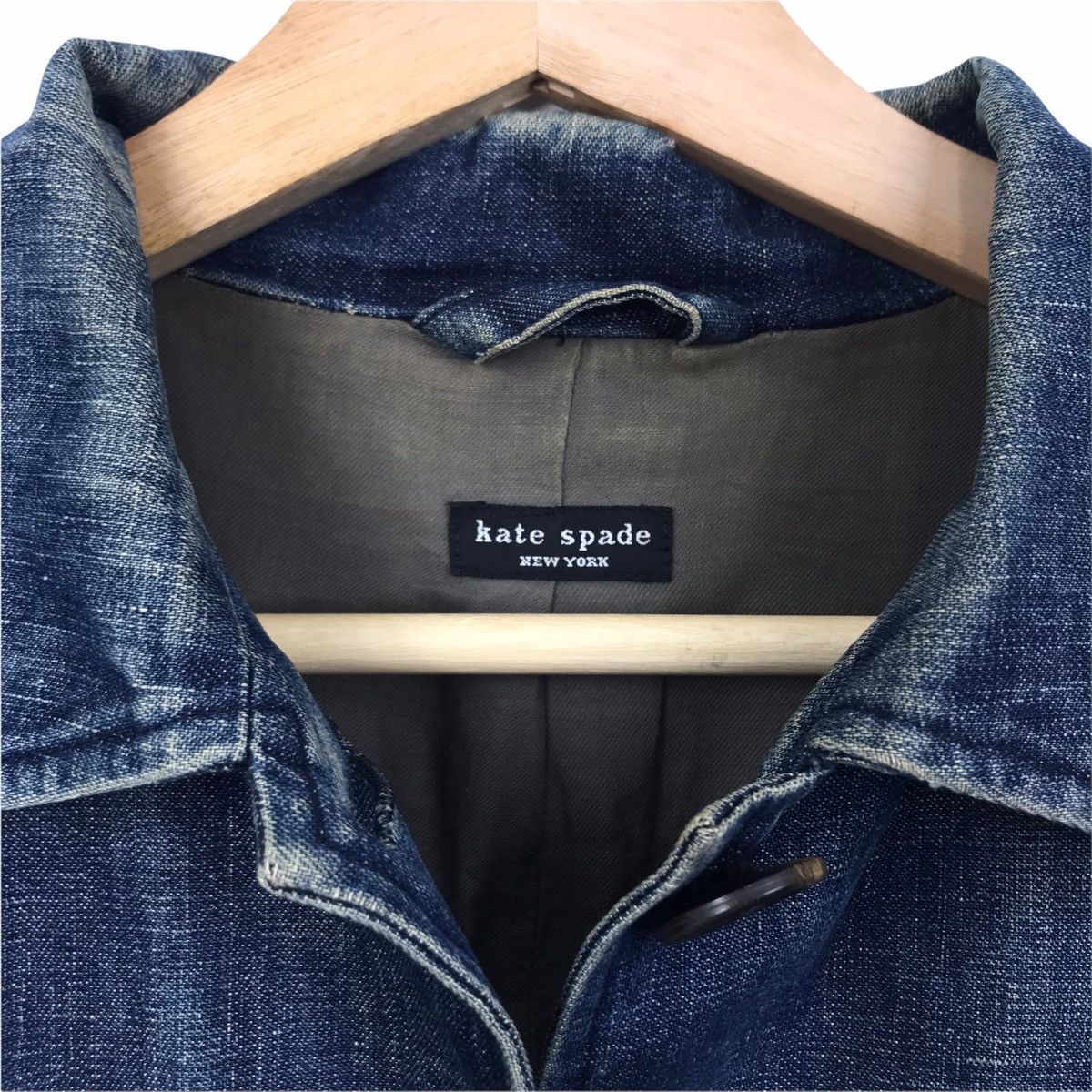 Kate Spade KATE SPADE New York US Designer Long Jeans Jacket Size S / US 4 / IT 40 - 4 Thumbnail