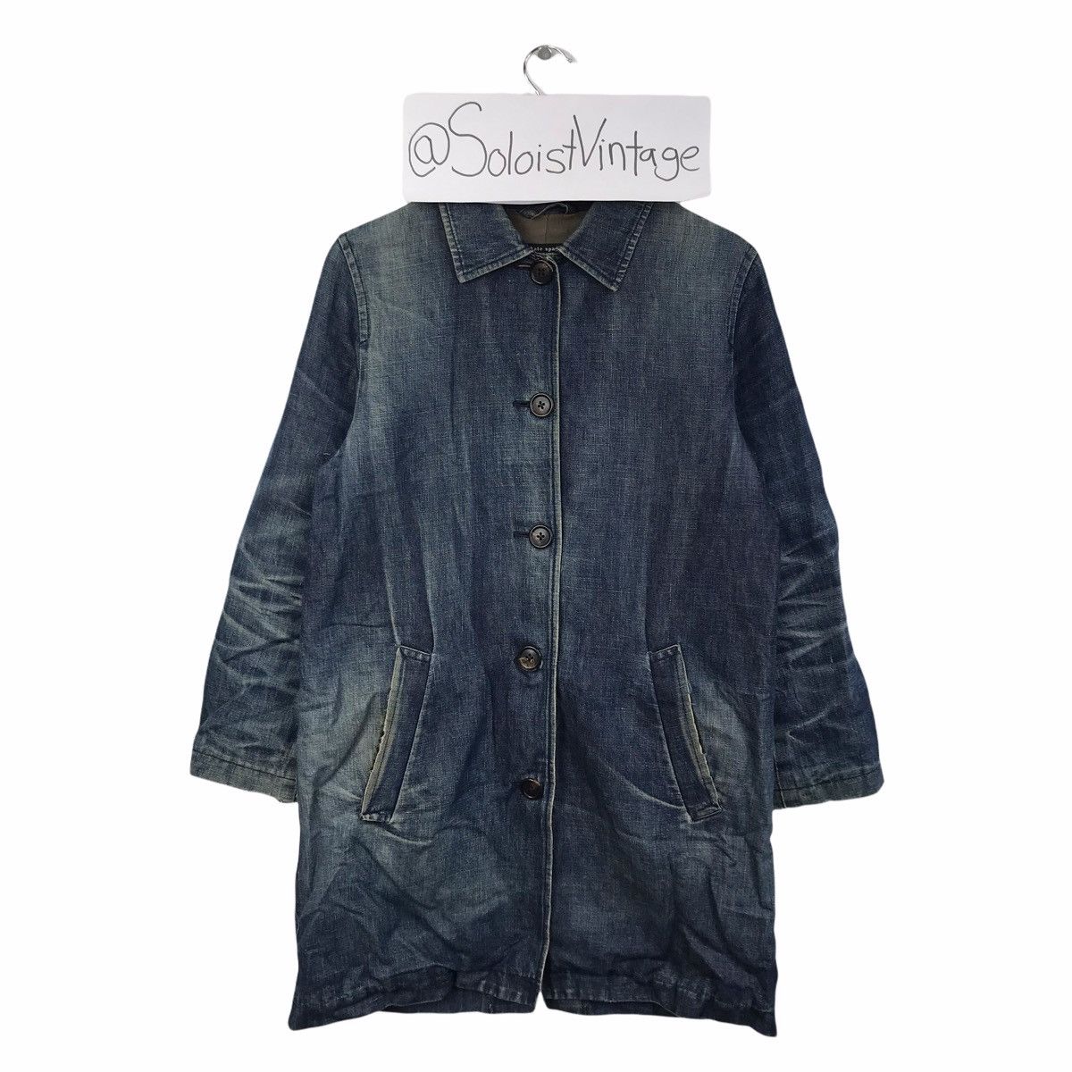 Kate Spade KATE SPADE New York US Designer Long Jeans Jacket Size S / US 4 / IT 40 - 1 Thumbnail