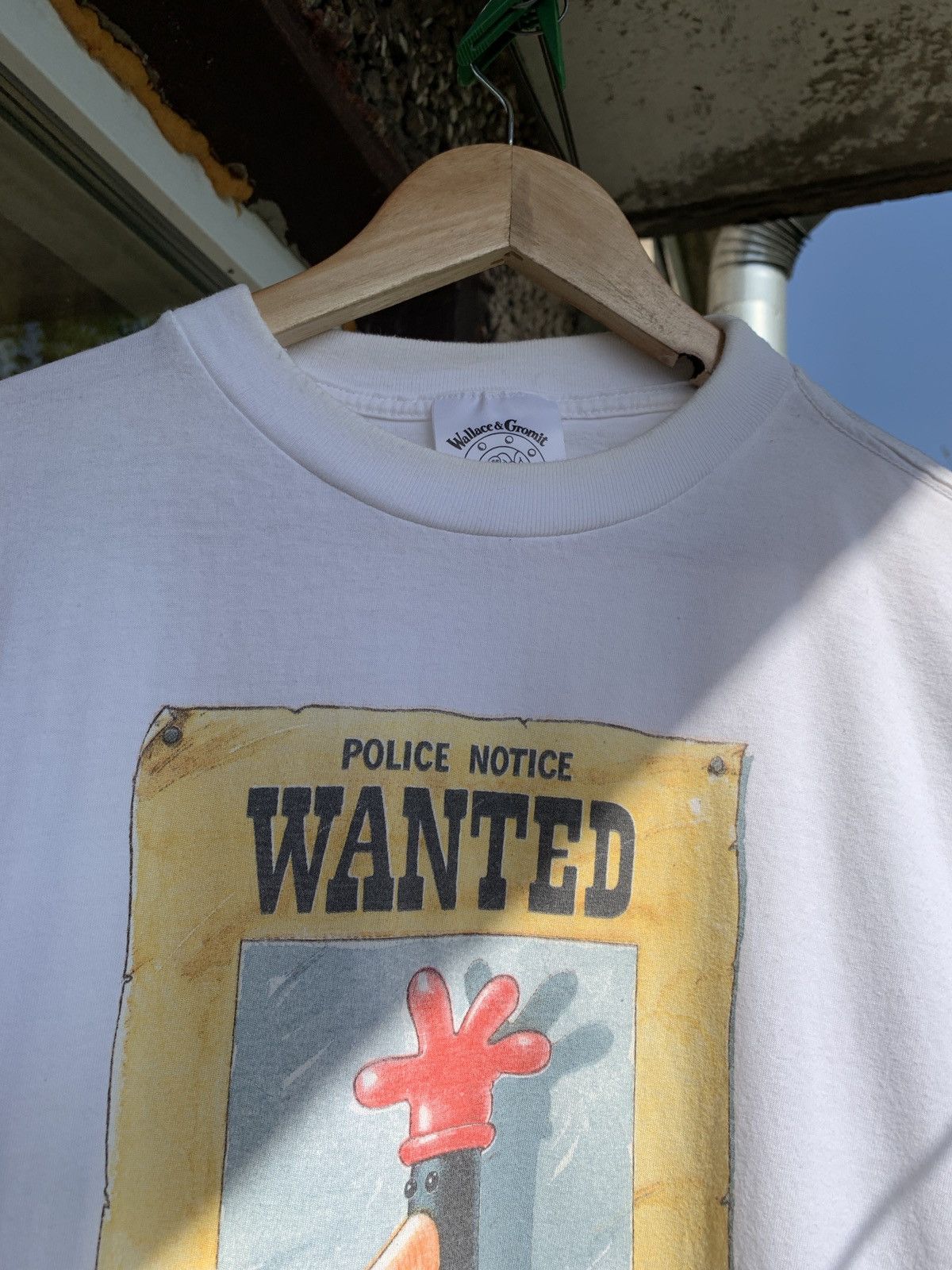 Cartoon Network 1989 Vintage Wallace & Gromit Wanted Chicken T-Shirt Size US L / EU 52-54 / 3 - 5 Thumbnail