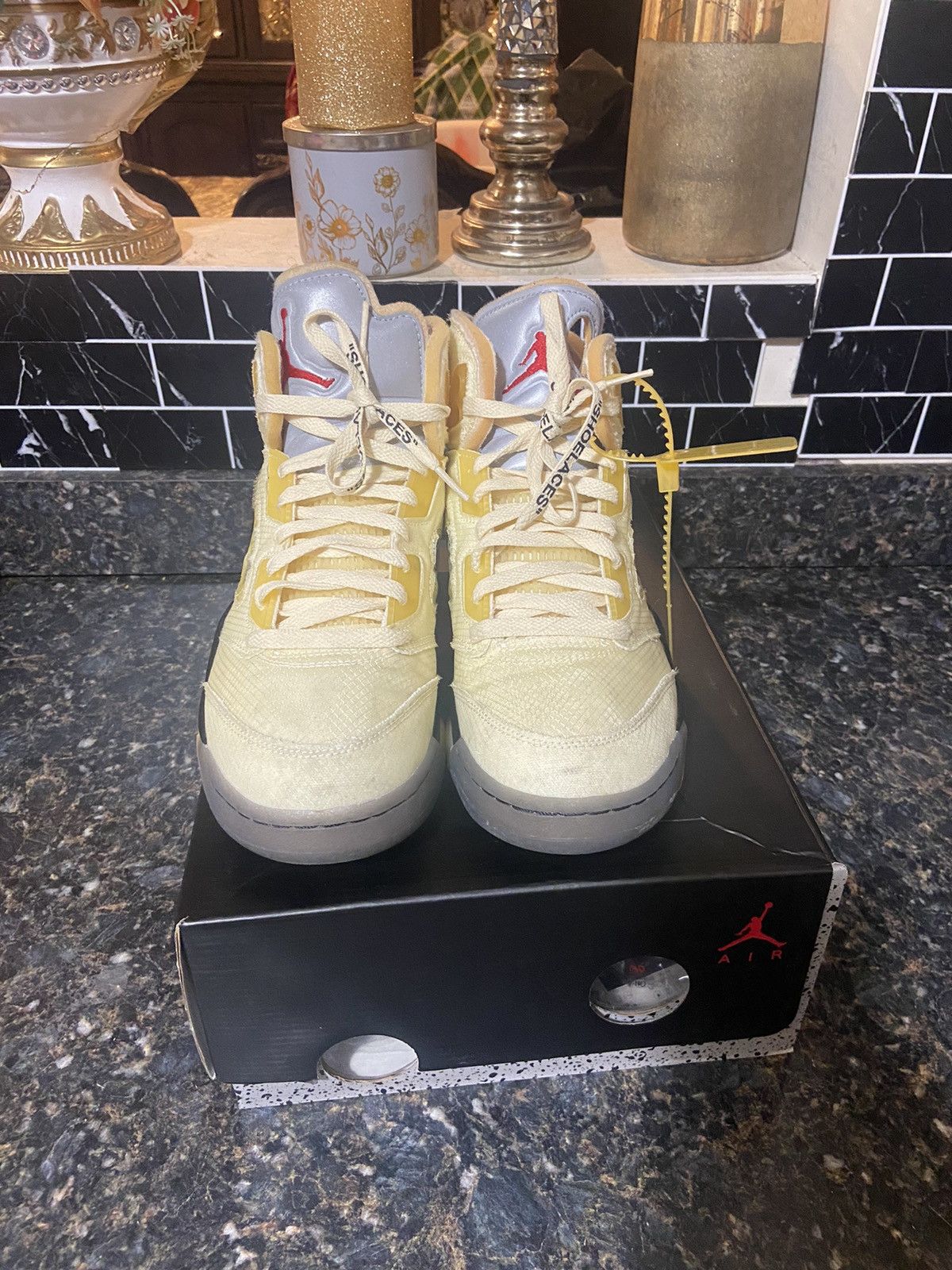 sail jordan 5 off white
