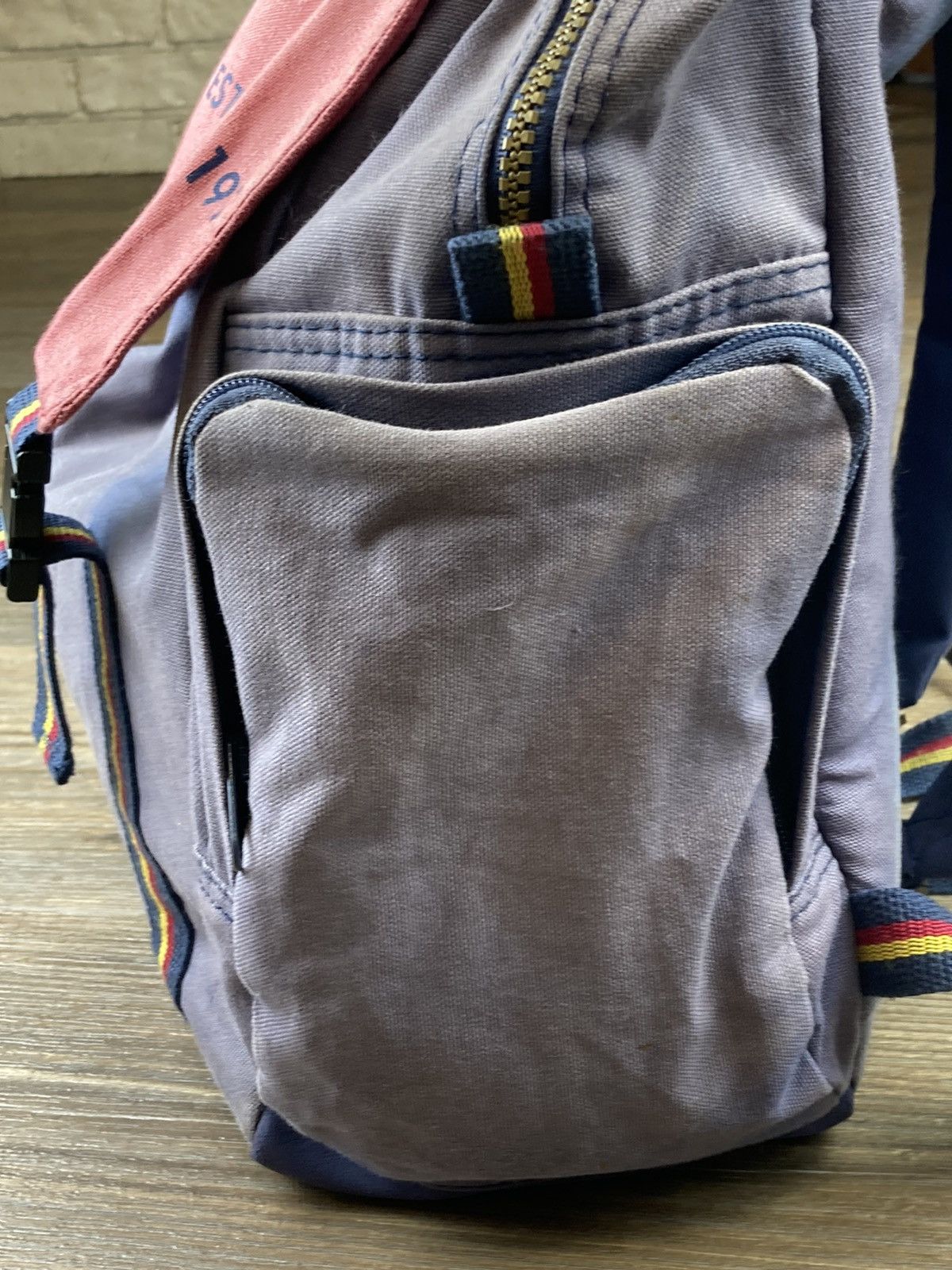 Nike × Vintage Vintage Nike pink/purple backpack bag Size ONE SIZE - 10 Thumbnail