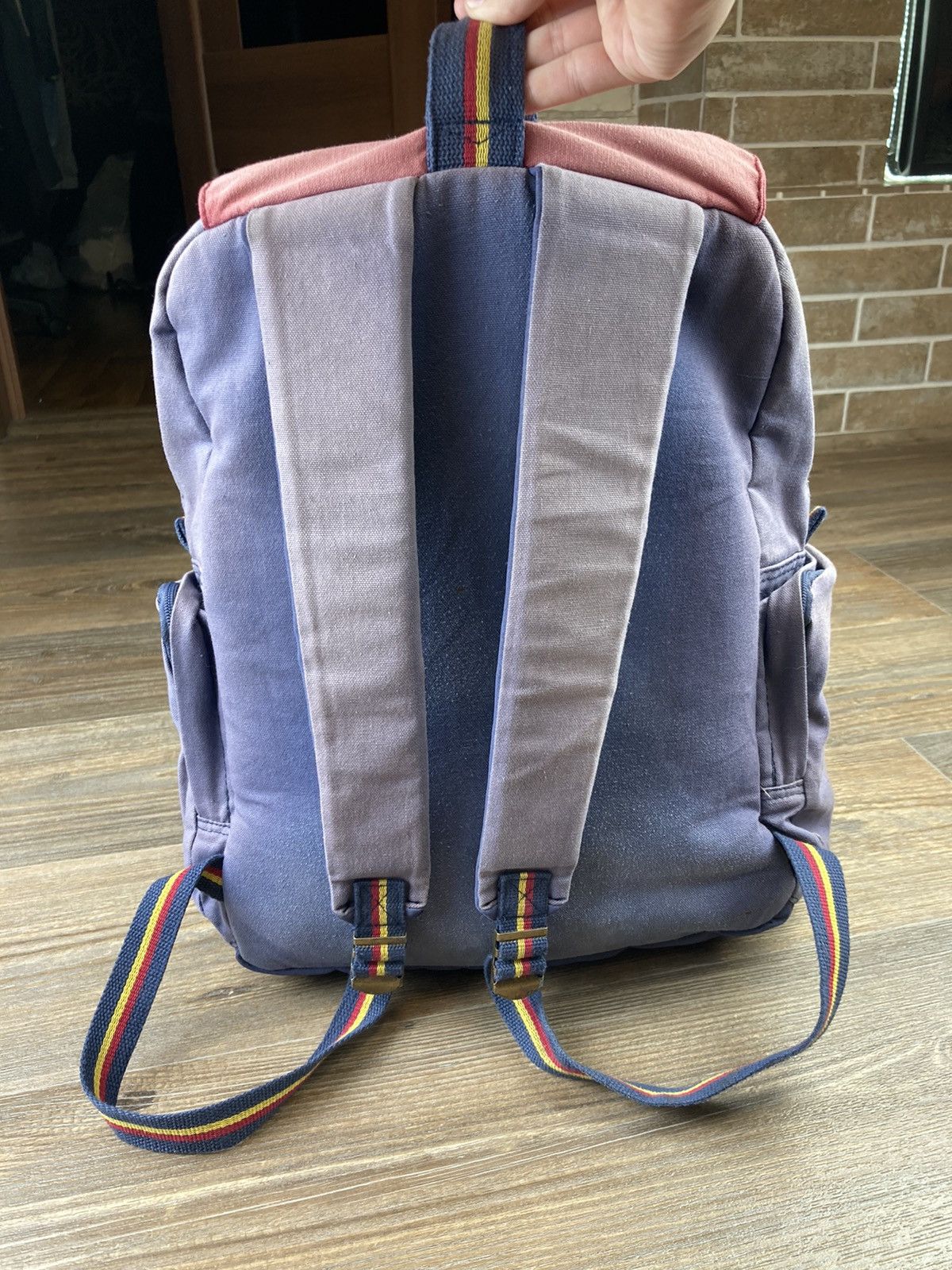 Nike × Vintage Vintage Nike pink/purple backpack bag Size ONE SIZE - 11 Thumbnail