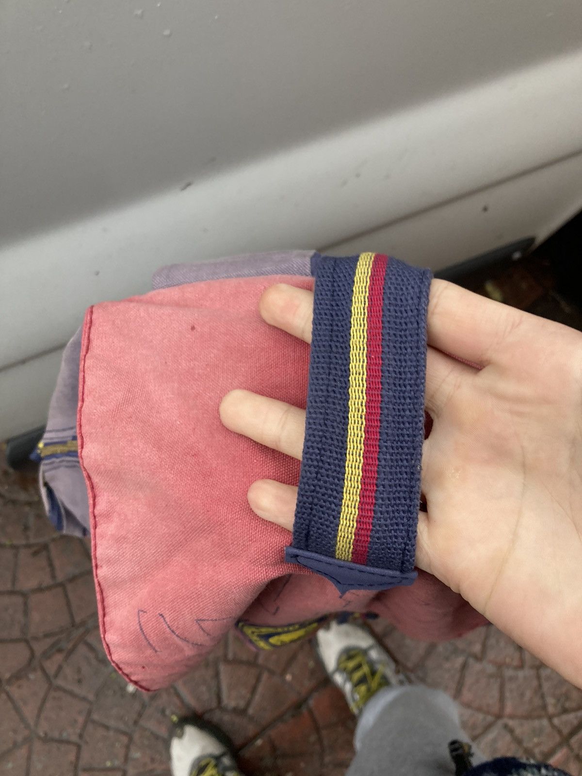 Nike × Vintage Vintage Nike pink/purple backpack bag Size ONE SIZE - 4 Thumbnail