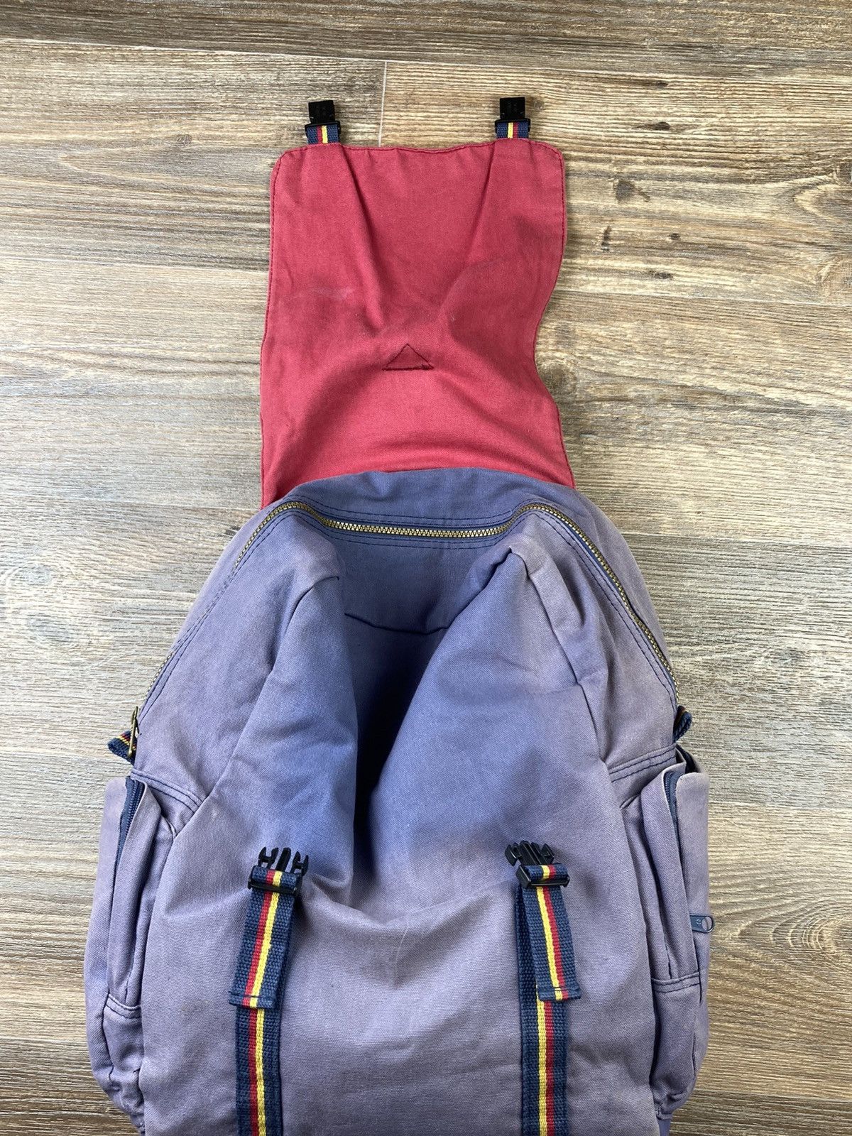 Nike × Vintage Vintage Nike pink/purple backpack bag Size ONE SIZE - 16 Thumbnail