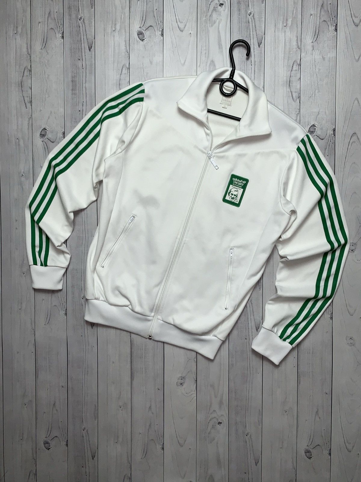 Adidas Streetwear Vintage Vintage track jacket Adidas Stan Smith Supreme size M rare Grailed