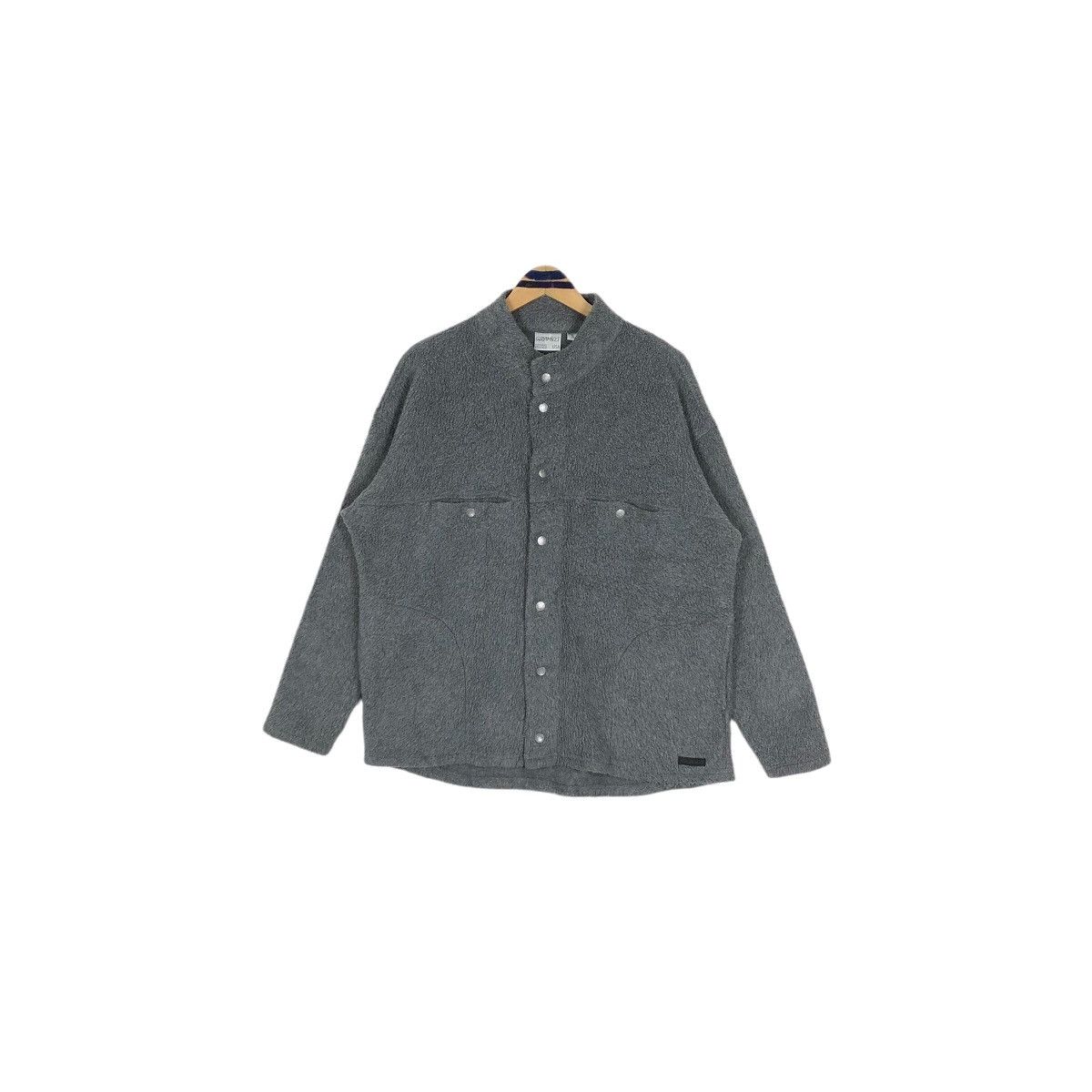 Gramicci Vintage Gramicci USA Mock Neck Fleece Sweater Button Up Size US L / EU 52-54 / 3 - 2 Thumbnail
