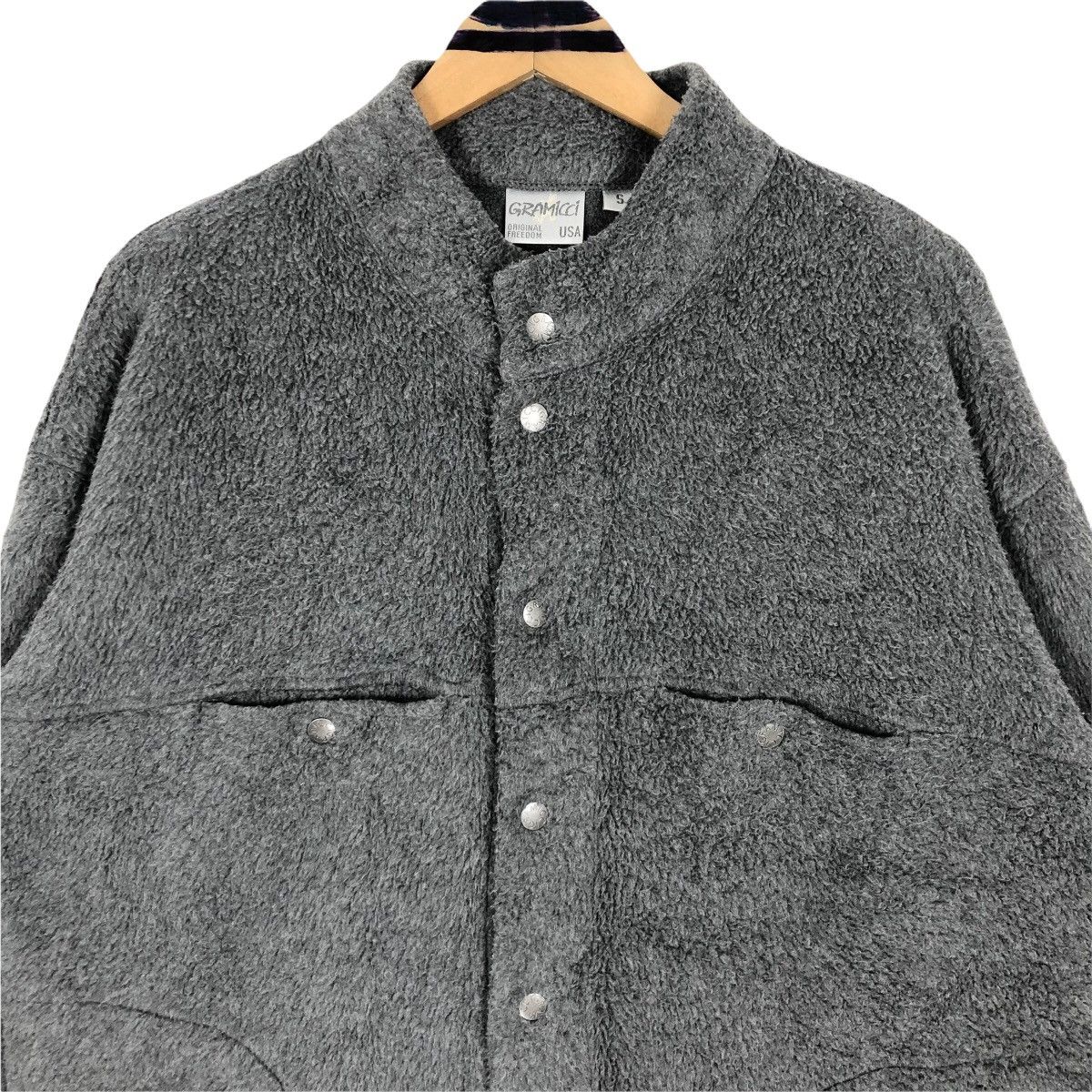 Gramicci Vintage Gramicci USA Mock Neck Fleece Sweater Button Up Size US L / EU 52-54 / 3 - 5 Thumbnail