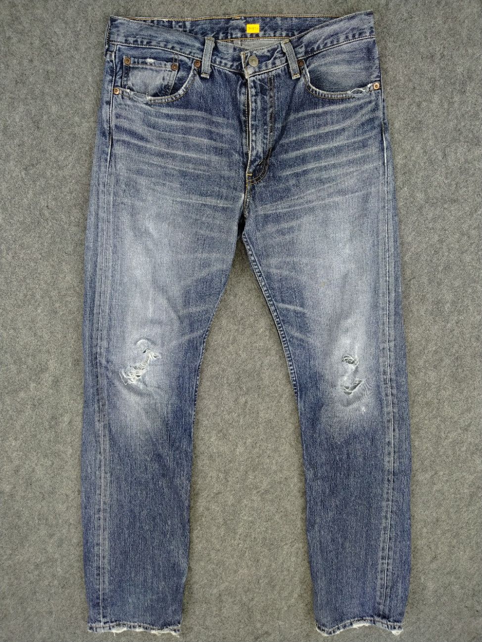 Vintage Distressed Indigo Vintage Levi's 505 32x32.5 Denim -JN870 | Grailed