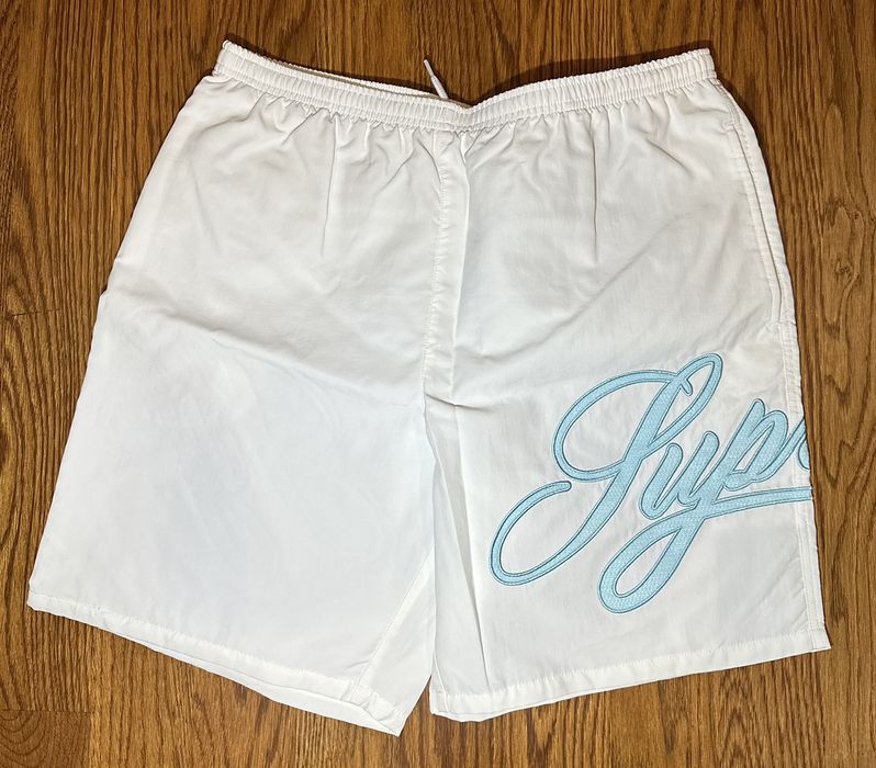 Supreme Supreme Mesh Script Water Short | Grailed