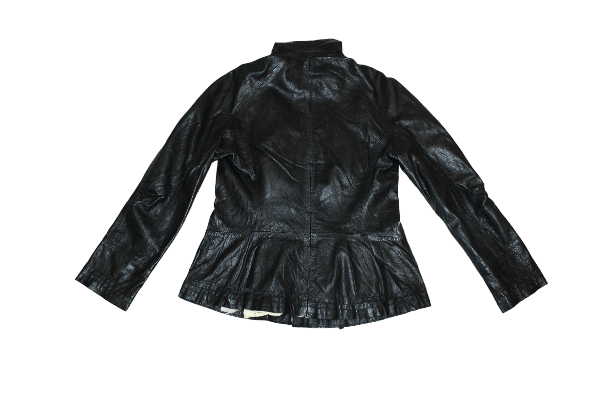 Michiko Koshino London 💥RARE💥 Michiko Koshino x Yen Jeans Goatskin Leather Jacket Size M / US 6-8 / IT 42-44 - 12 Thumbnail