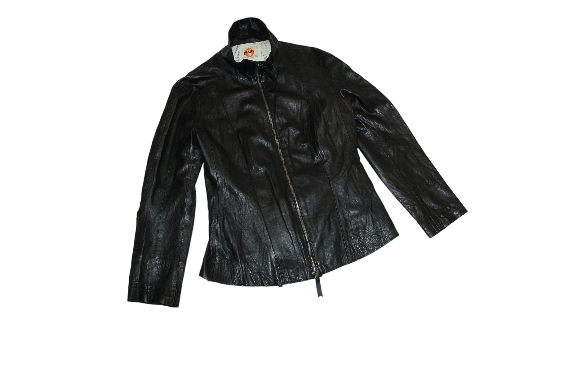 Michiko Koshino London 💥RARE💥 Michiko Koshino x Yen Jeans Goatskin Leather Jacket Size M / US 6-8 / IT 42-44 - 4 Thumbnail