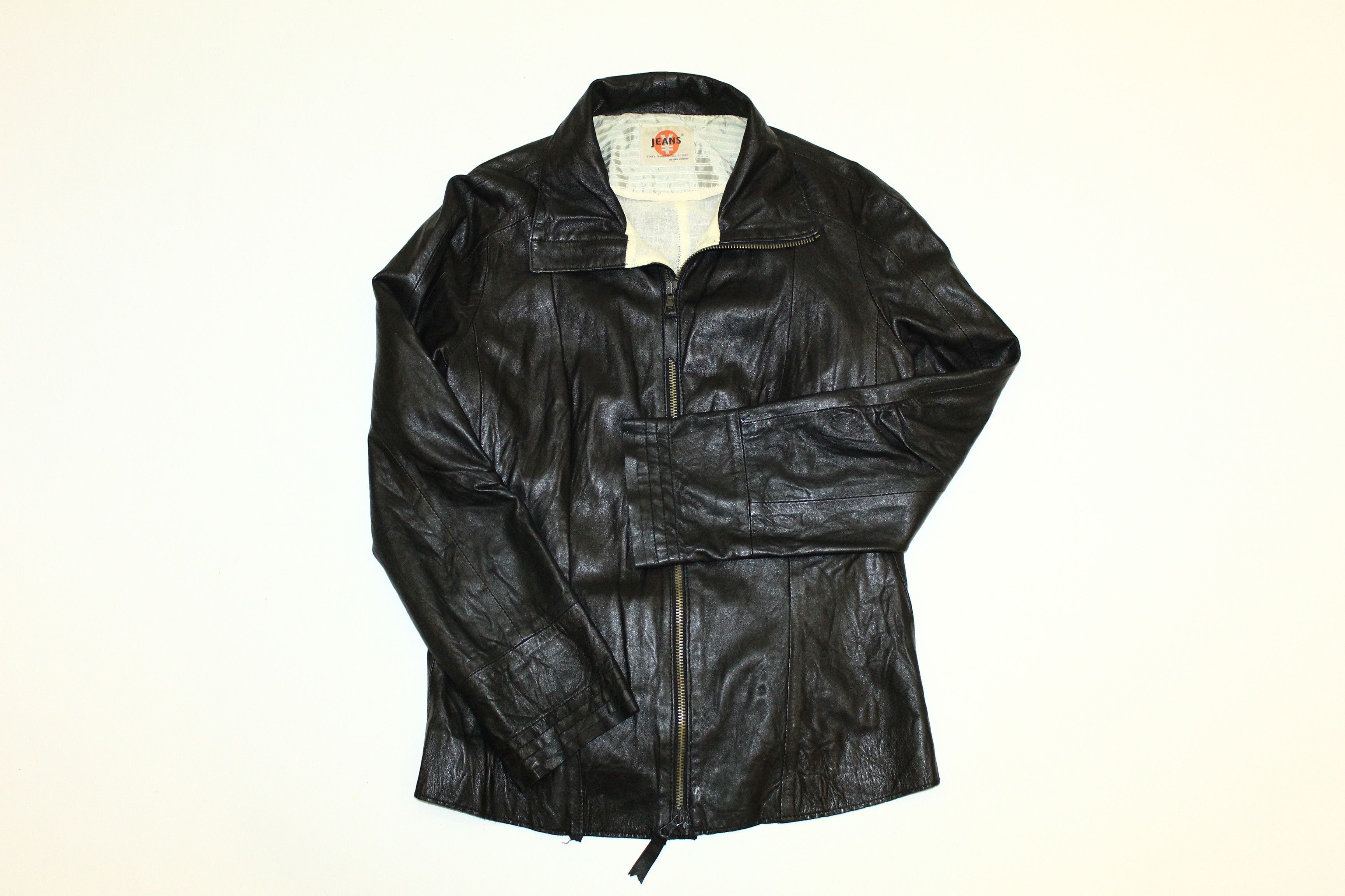 Michiko Koshino London 💥RARE💥 Michiko Koshino x Yen Jeans Goatskin Leather Jacket Size M / US 6-8 / IT 42-44 - 5 Thumbnail