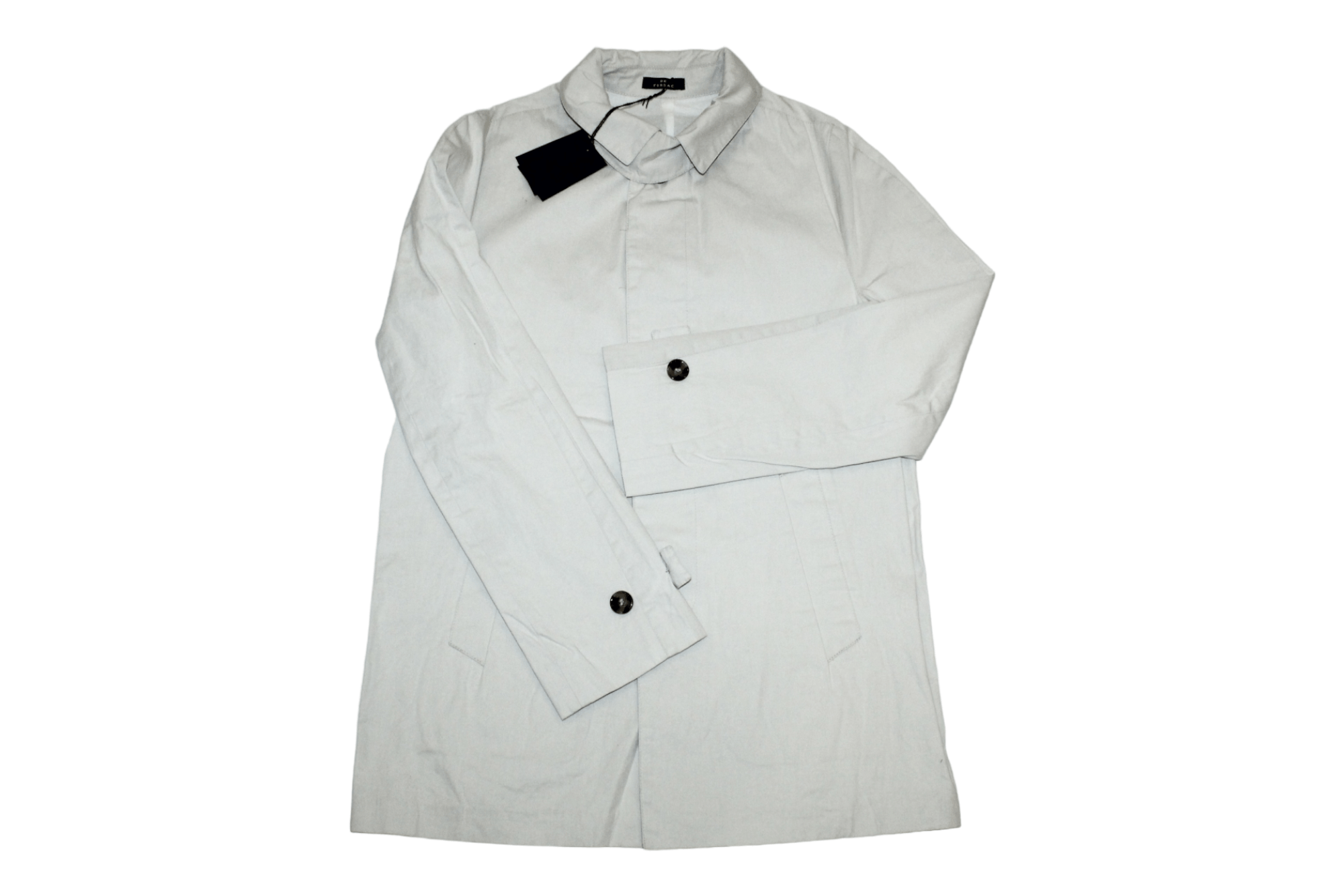 Costume National 💥Limonta selection pour De Fursac Solid Classic Trench Coat Size US S / EU 44-46 / 1 - 9 Thumbnail