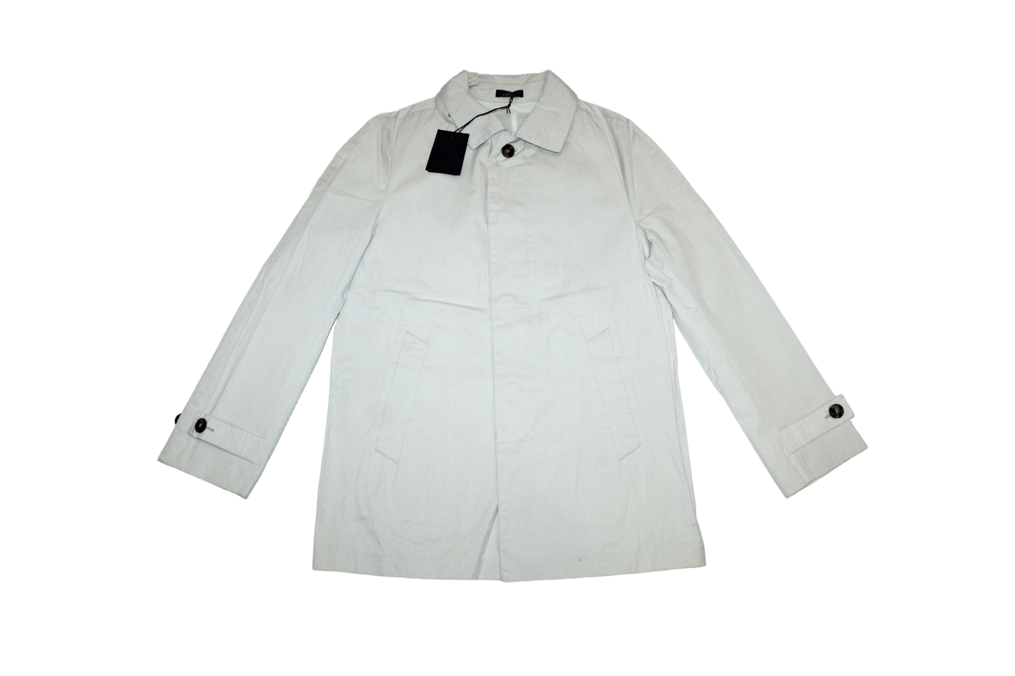 Costume National 💥Limonta selection pour De Fursac Solid Classic Trench Coat Size US S / EU 44-46 / 1 - 4 Thumbnail
