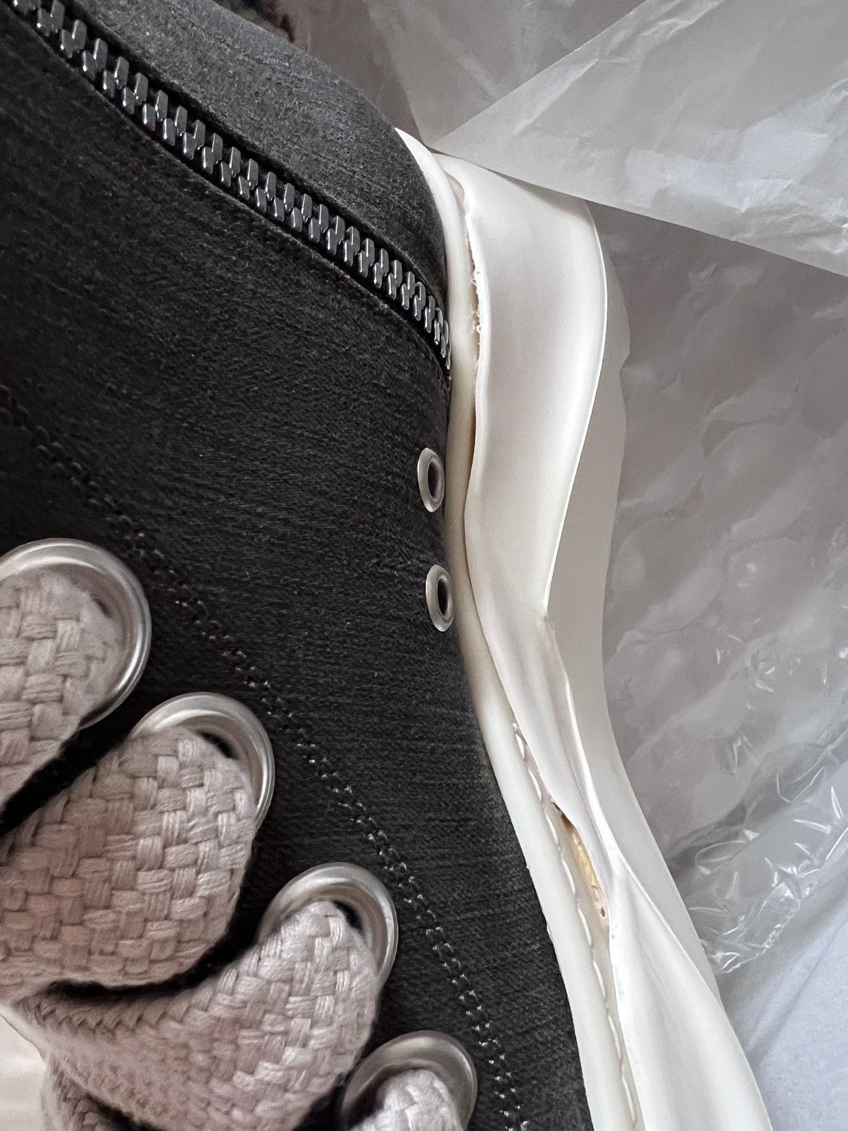 Rick Owens × Rick Owens Drkshdw Rick owens drkshdw jumbo laces ramones abstract sneakers Size US 7.5 / IT 37.5 - 9 Thumbnail