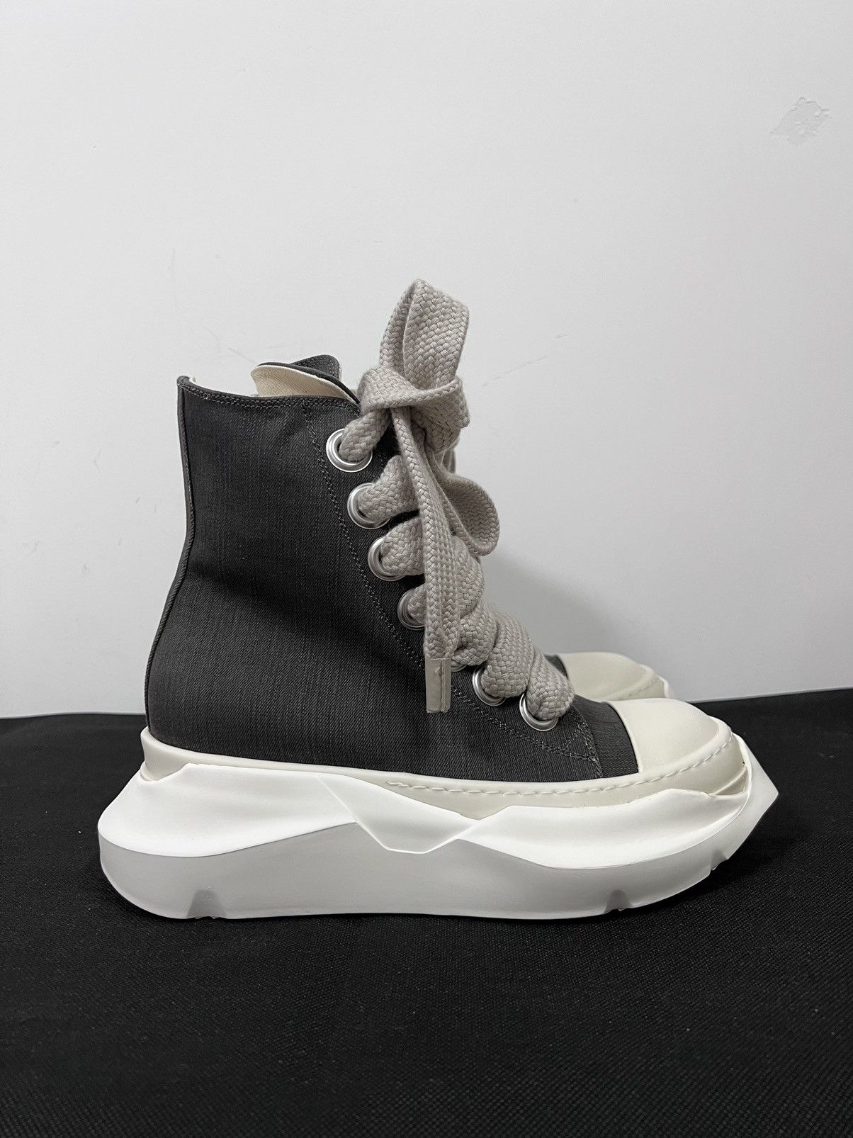 Rick Owens × Rick Owens Drkshdw Rick owens drkshdw jumbo laces ramones abstract sneakers Size US 7.5 / IT 37.5 - 5 Thumbnail