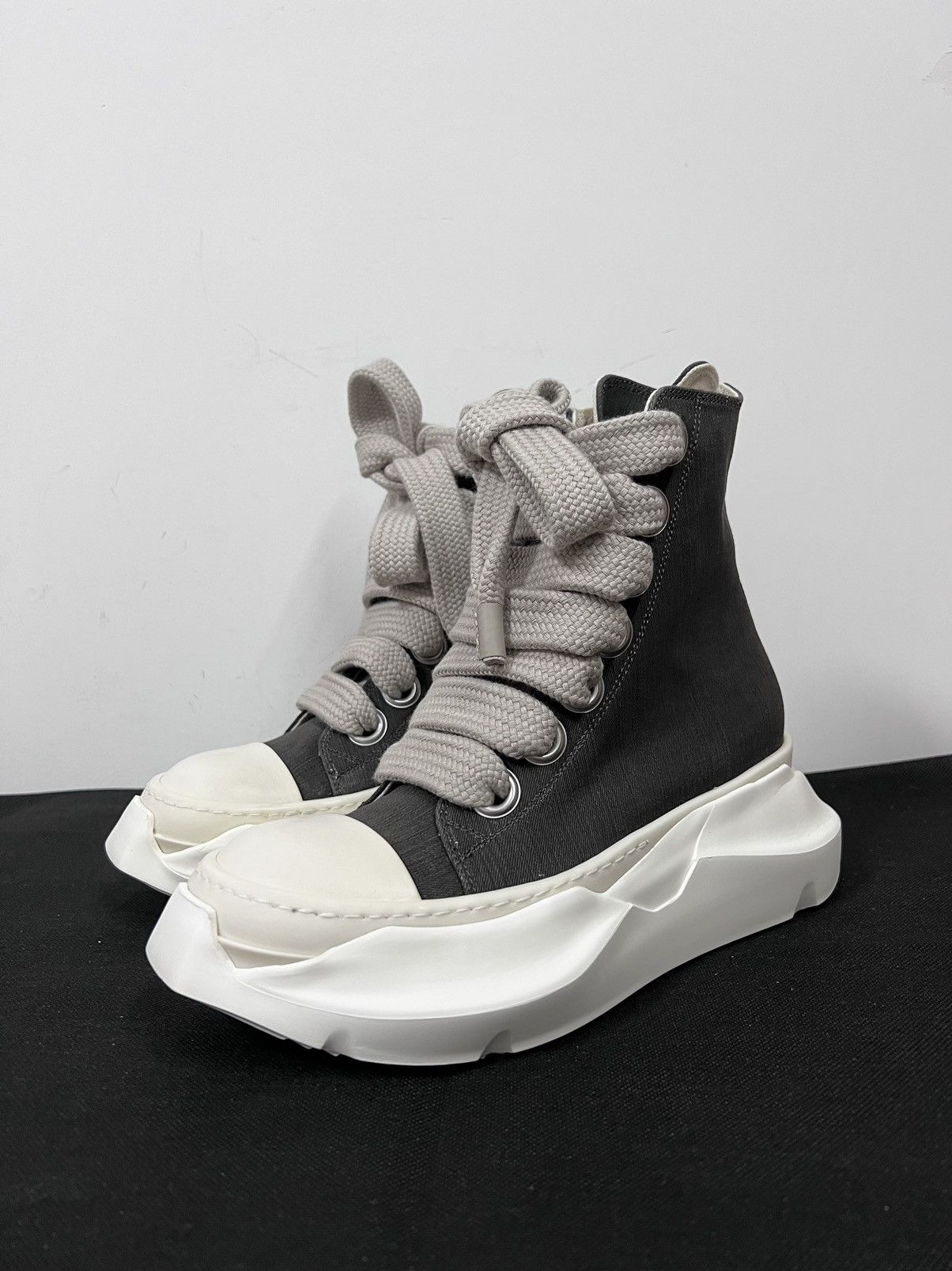 Rick Owens × Rick Owens Drkshdw Rick owens drkshdw jumbo laces ramones abstract sneakers Size US 7.5 / IT 37.5 - 2 Thumbnail