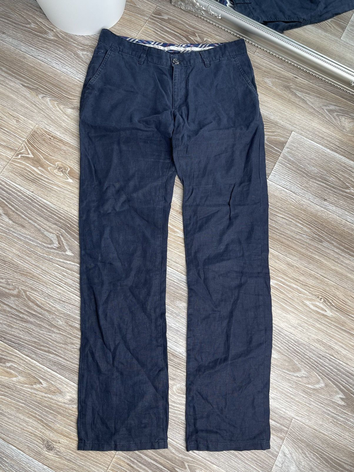 Italian Designers Zilli Elegance Linen Pants | Grailed