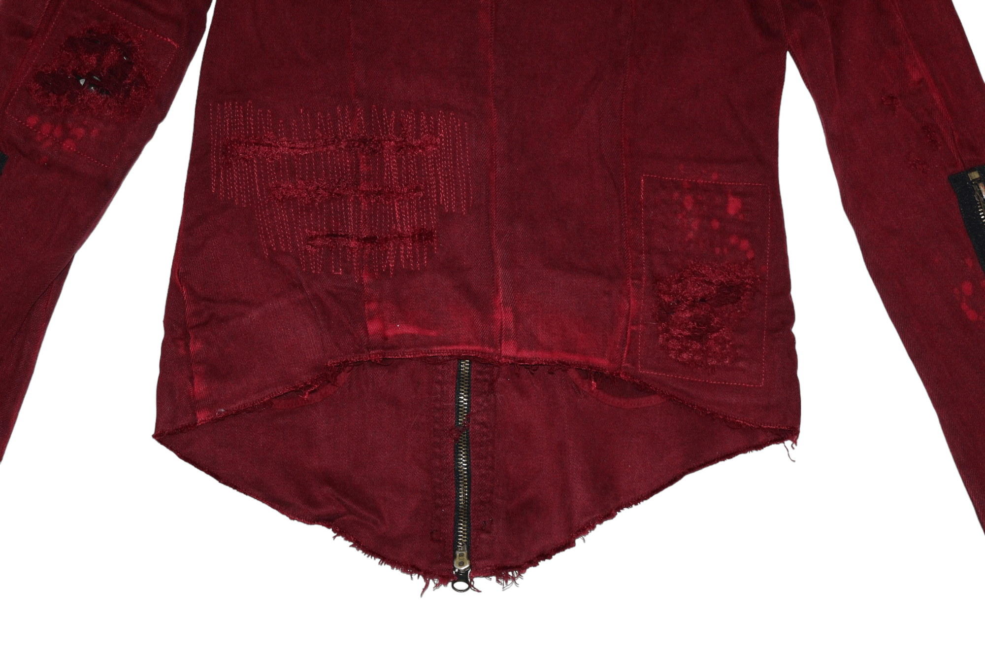 Seditionaries VTG🔥HUDSON seditionaries distressed multi zippers jacket Size US S / EU 44-46 / 1 - 14 Thumbnail