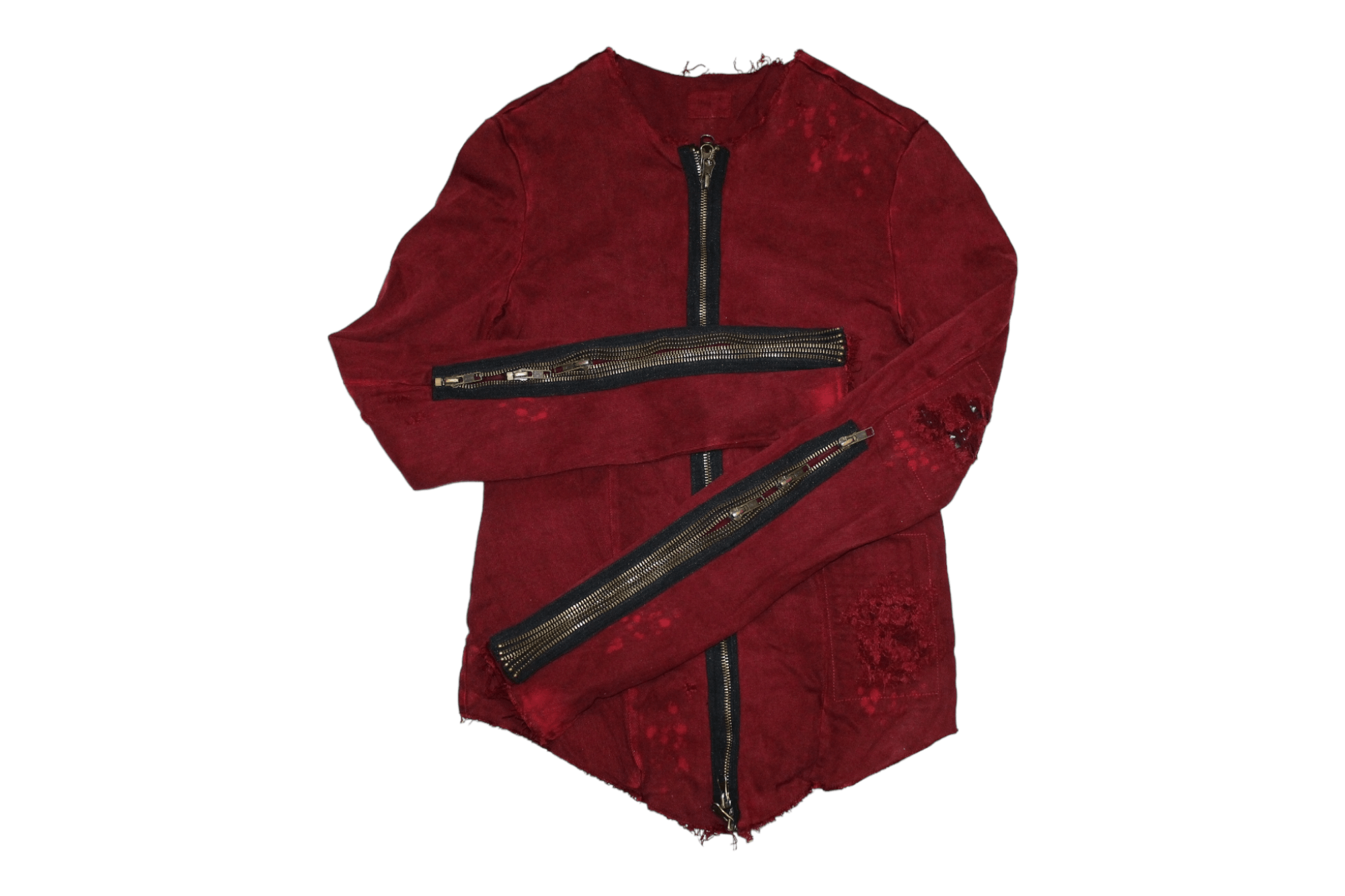 Seditionaries VTG🔥HUDSON seditionaries distressed multi zippers jacket Size US S / EU 44-46 / 1 - 1 Thumbnail