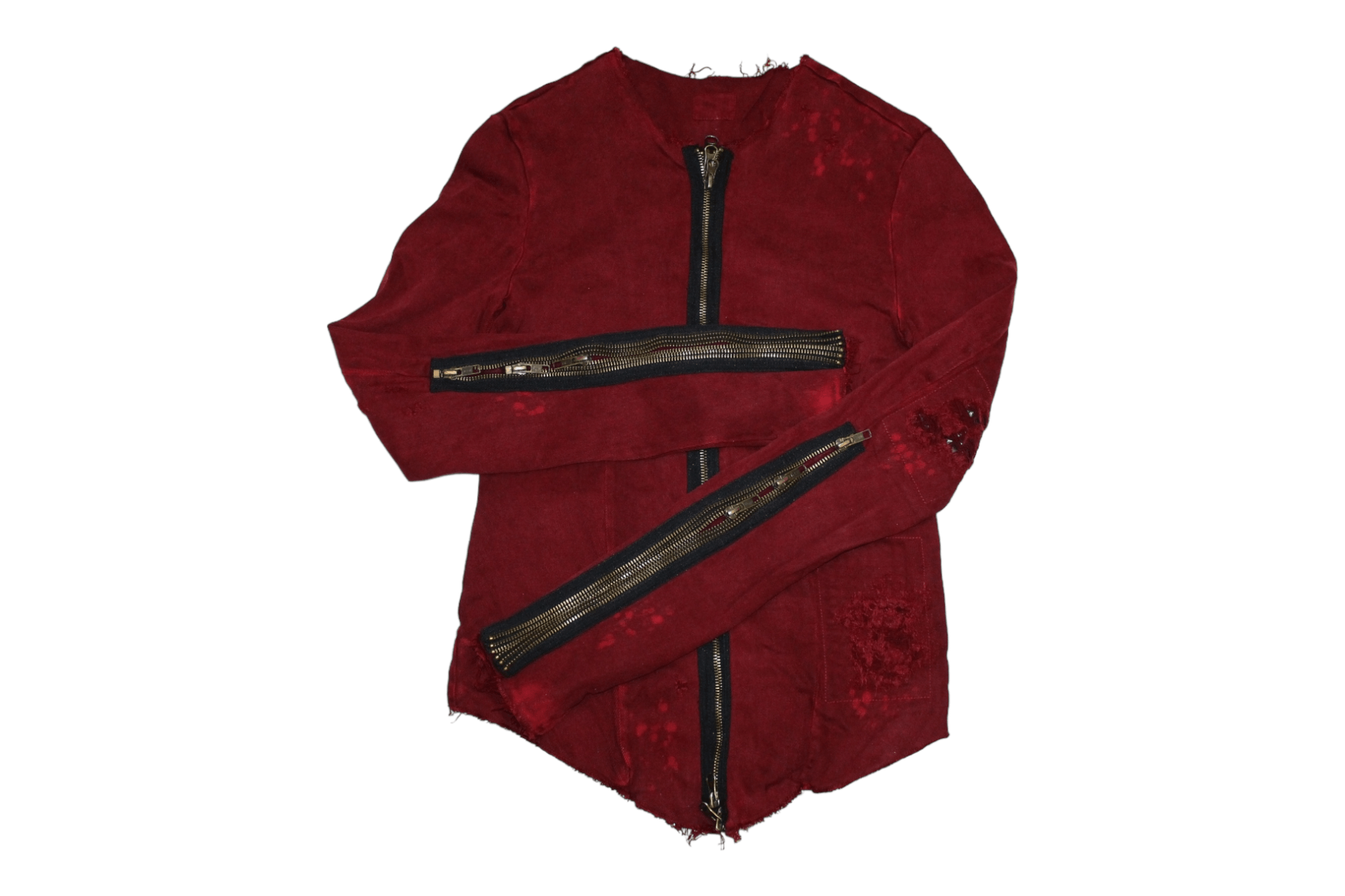 Seditionaries VTG🔥HUDSON seditionaries distressed multi zippers jacket Size US S / EU 44-46 / 1 - 15 Thumbnail