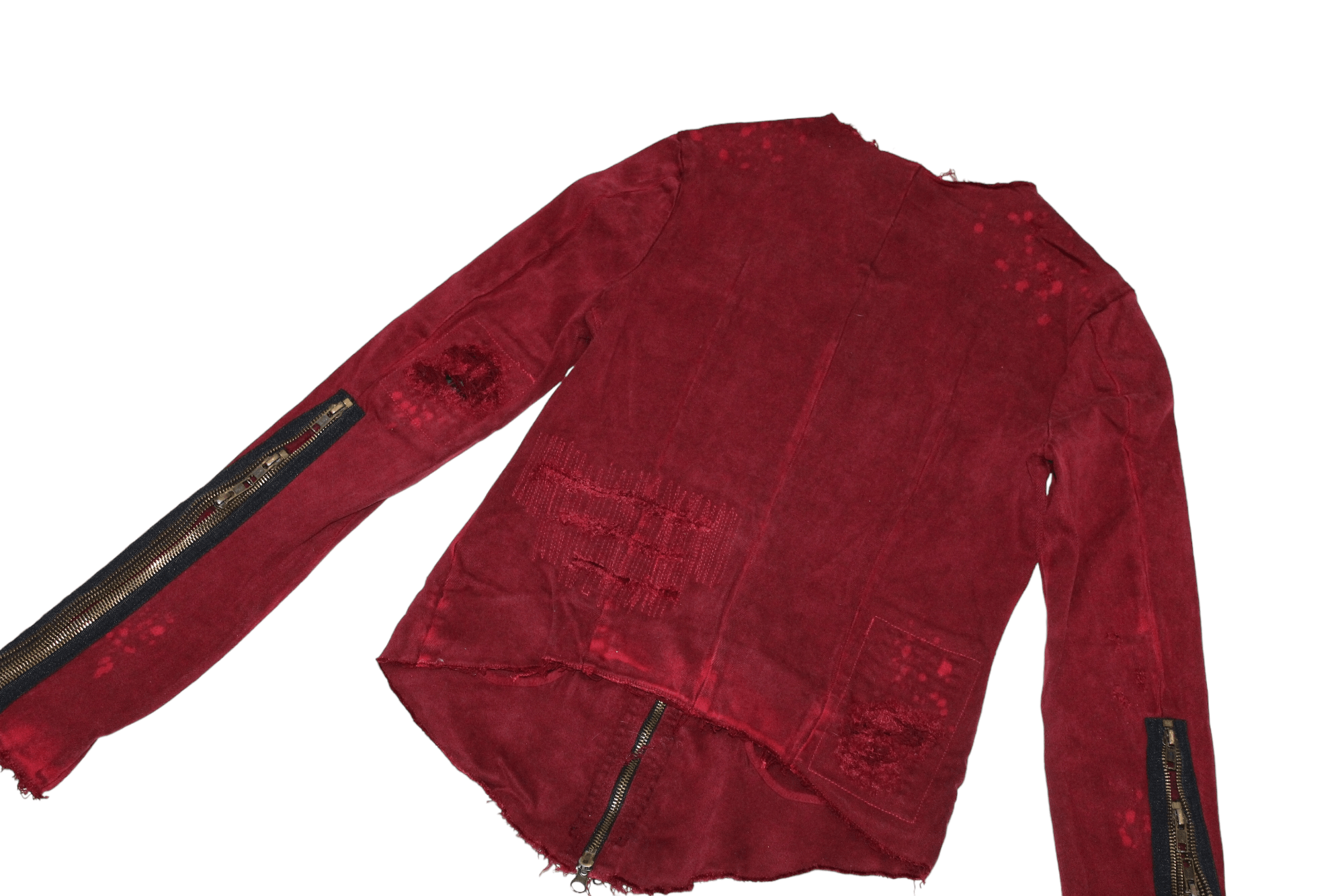 Seditionaries VTG🔥HUDSON seditionaries distressed multi zippers jacket Size US S / EU 44-46 / 1 - 4 Thumbnail