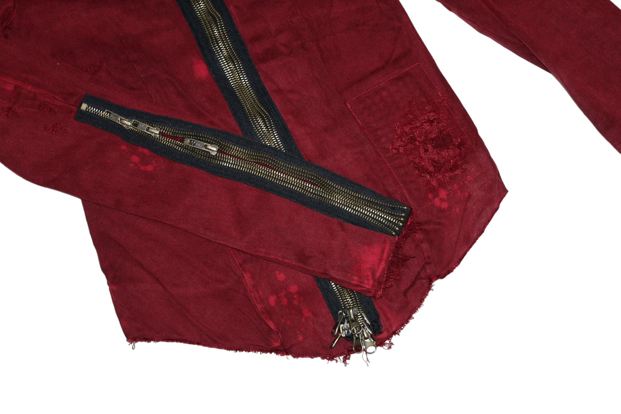 Seditionaries VTG🔥HUDSON seditionaries distressed multi zippers jacket Size US S / EU 44-46 / 1 - 7 Thumbnail