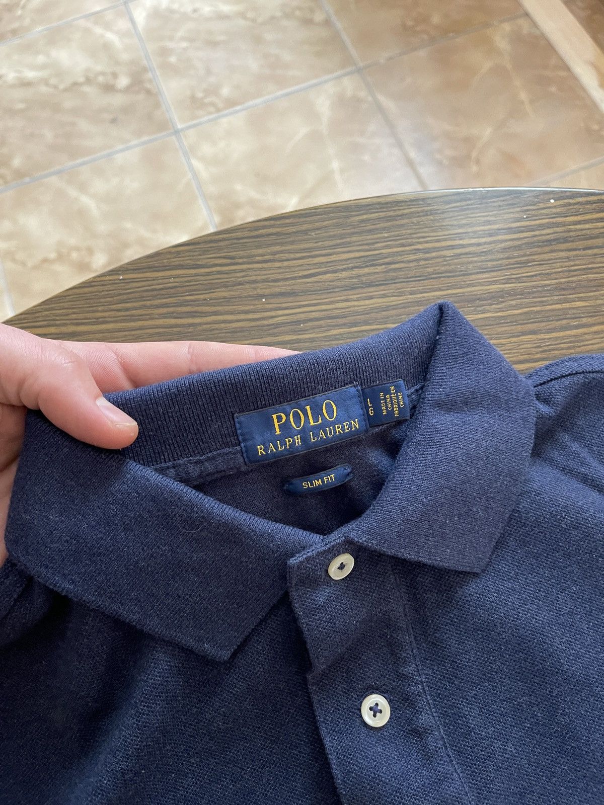 Polo Ralph Lauren Polo Ralph Lauren blue basic polo tee shirt Size US L / EU 52-54 / 3 - 11 Thumbnail