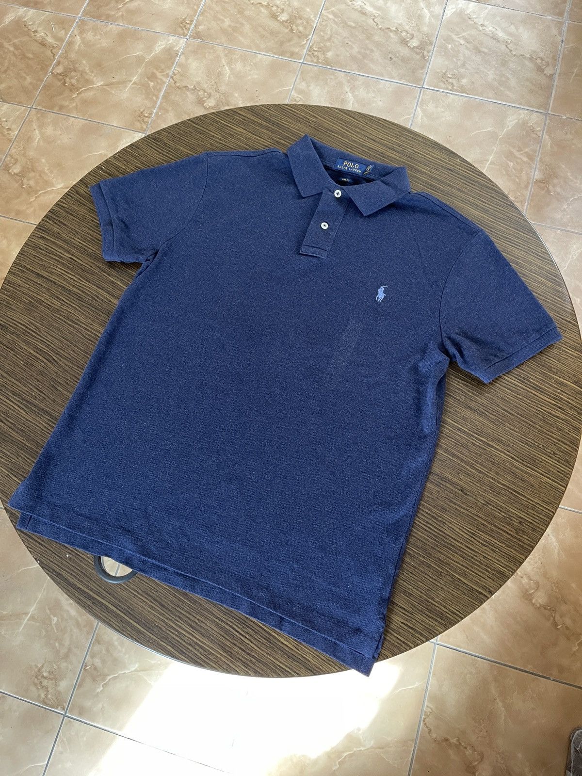 Polo Ralph Lauren Polo Ralph Lauren blue basic polo tee shirt Size US L / EU 52-54 / 3 - 2 Thumbnail