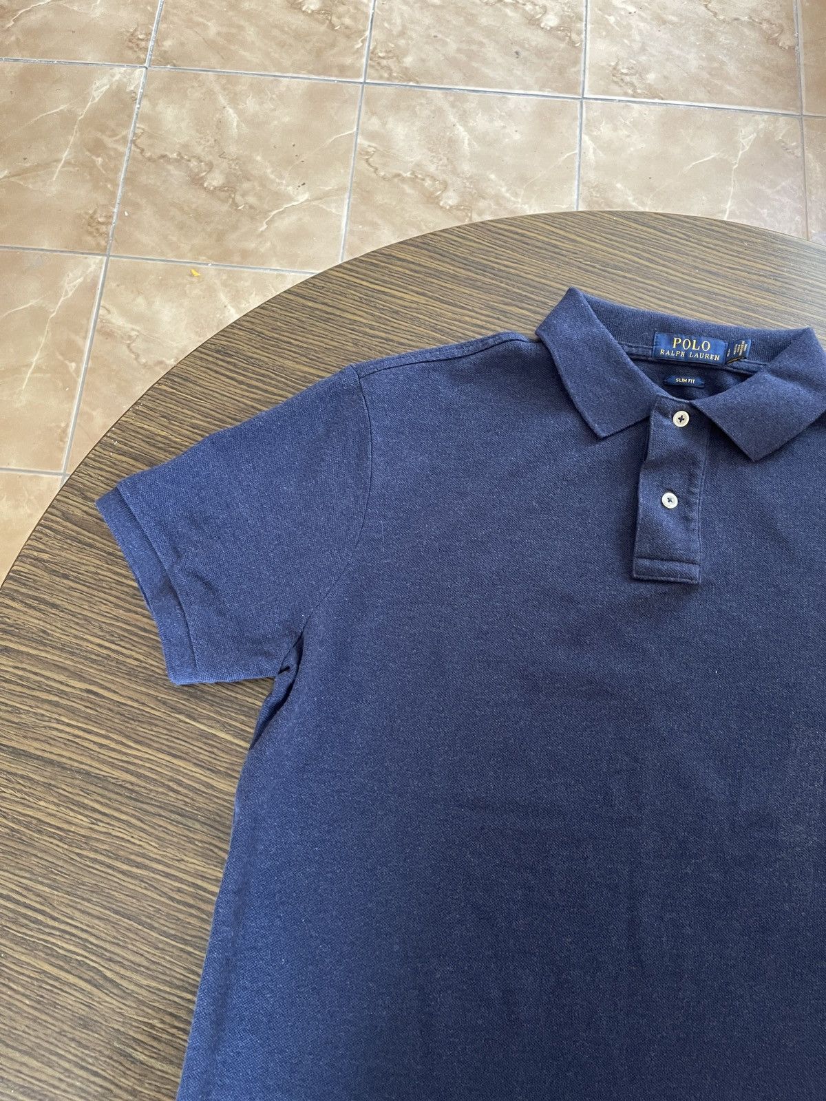 Polo Ralph Lauren Polo Ralph Lauren blue basic polo tee shirt Size US L / EU 52-54 / 3 - 5 Thumbnail