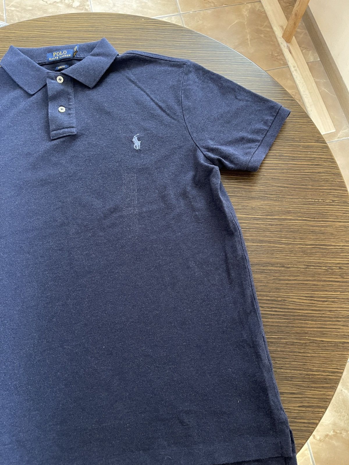 Polo Ralph Lauren Polo Ralph Lauren blue basic polo tee shirt Size US L / EU 52-54 / 3 - 8 Thumbnail