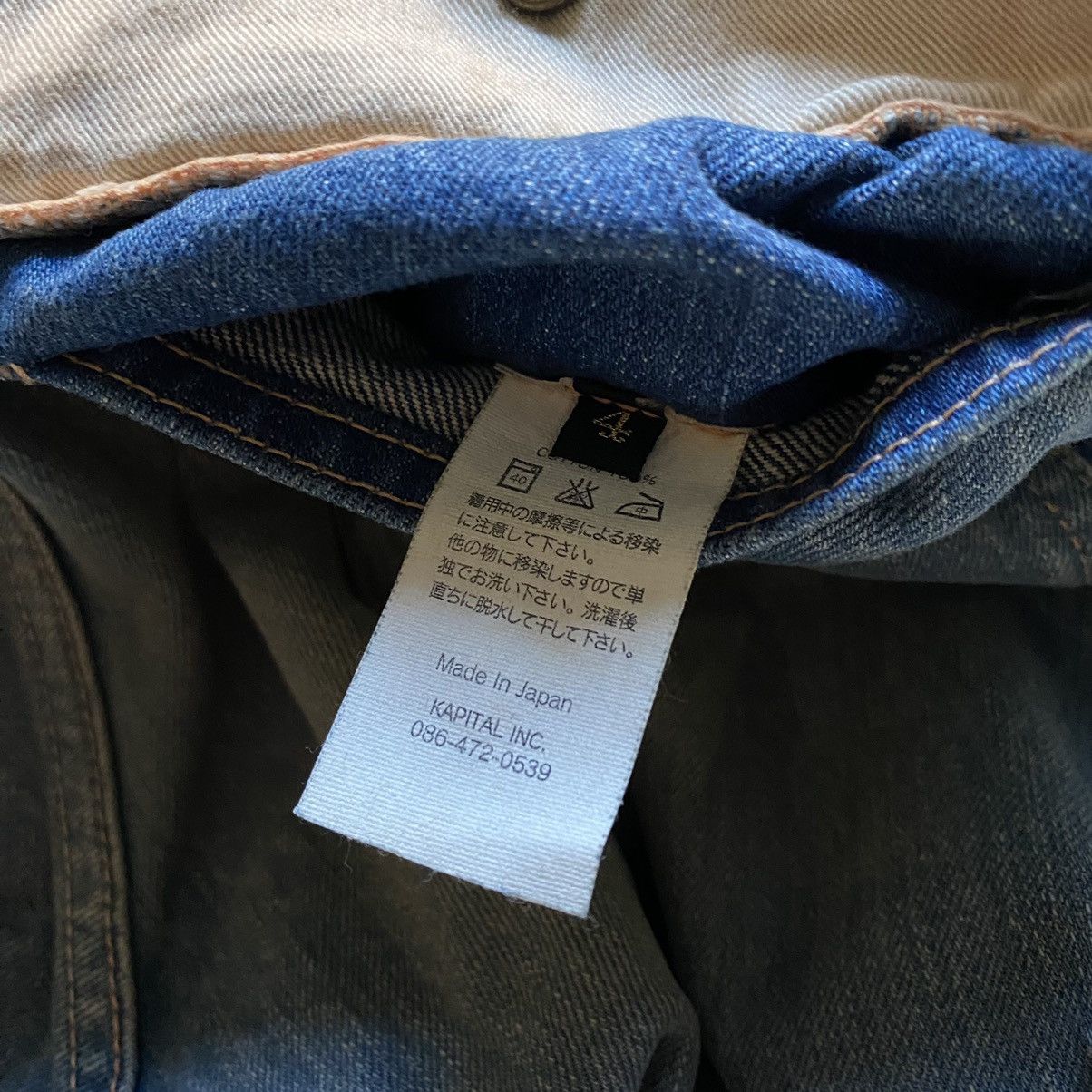 Kapital Kapital light wash cargo pocket denim Size US 33 - 6 Thumbnail