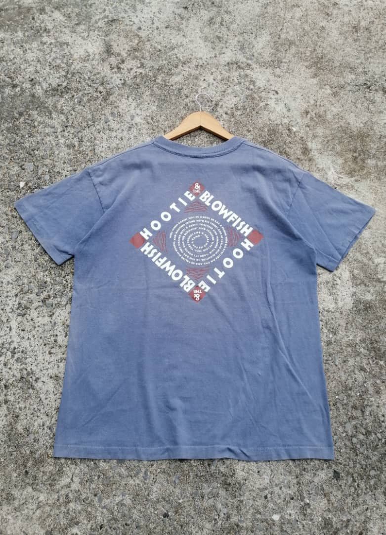 Band Tees × Vintage Vintage Anvil Hootie & The Blowfish Tee Size US L / EU 52-54 / 3 - 1 Thumbnail