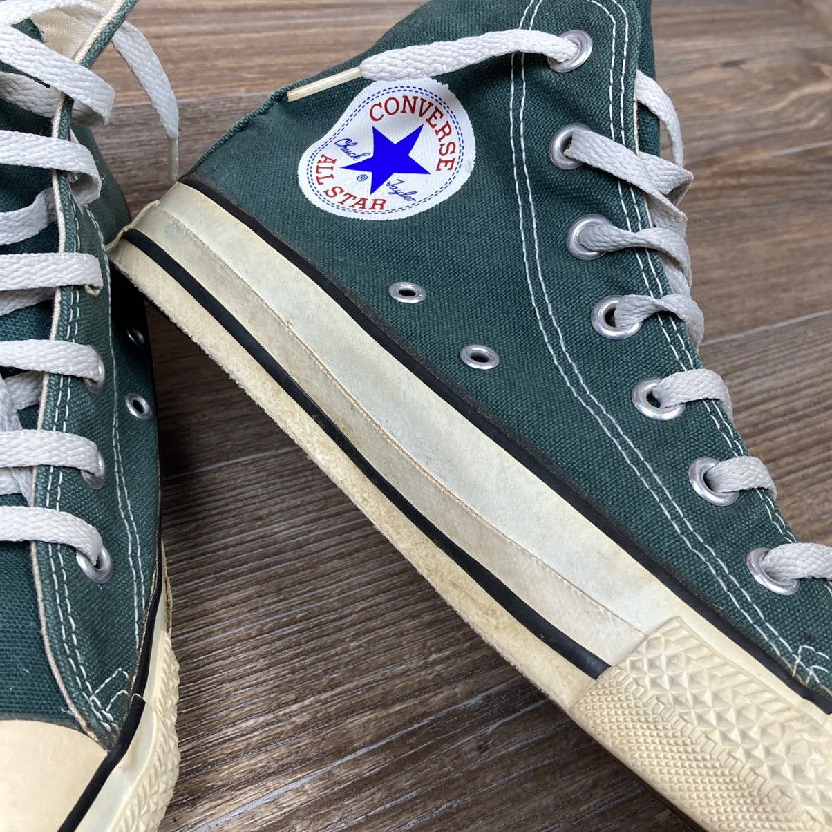 Converse Vintage Converse chuck Taylor Made in USA green sneakers Size US 6.5 / EU 39-40 - 7 Thumbnail