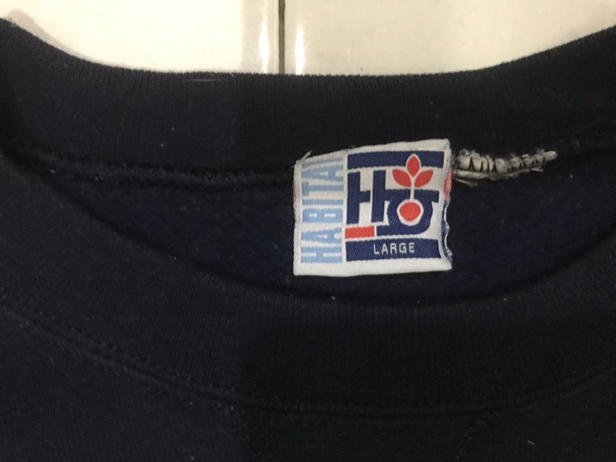 Habitat 🔥Vintage🔥 90's Habitat Classic Logo Sweatshirt Made In USA Size US L / EU 52-54 / 3 - 6 Thumbnail