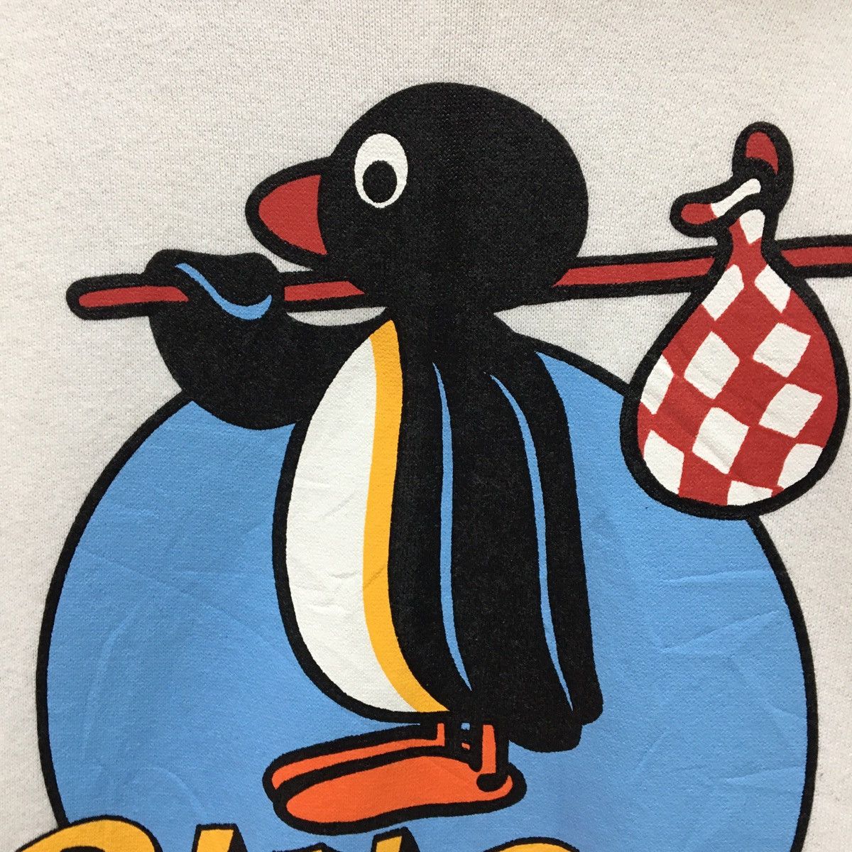 Cartoon Network × Fruit Of The Loom Pingu Cartoon Vintage Hoodie Size US M / EU 48-50 / 2 - 8 Thumbnail
